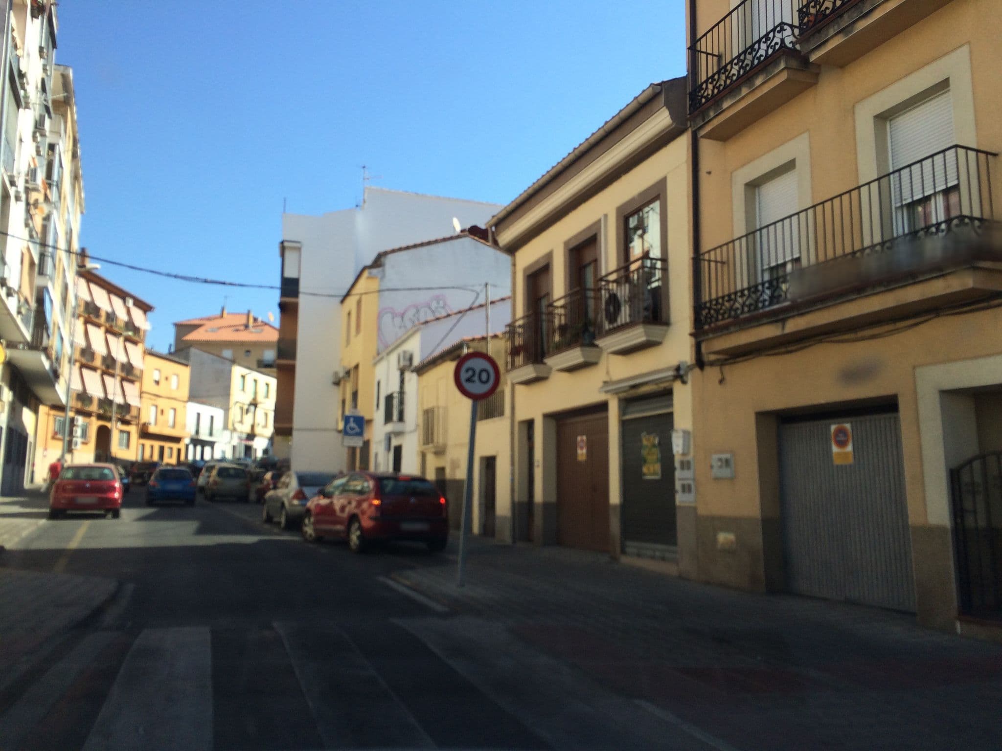 Street view near Hotel Dora, Plasencia — © radnaj (CC BY-SA · Mapillary)