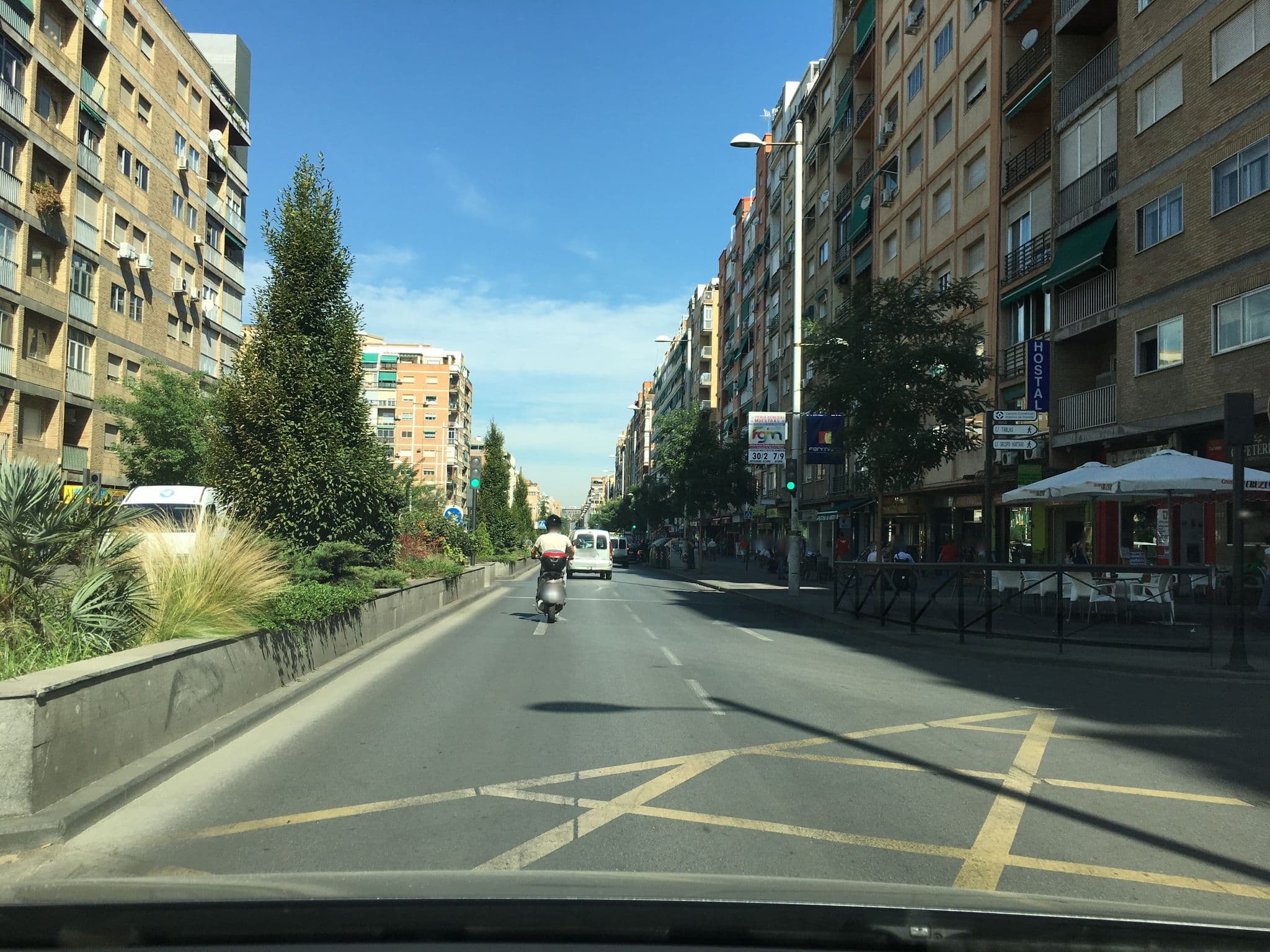 Street view near Hostal Nevot, Granada