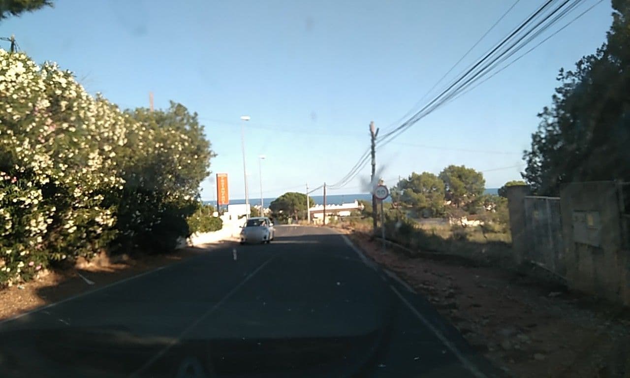 Street view near Hotel Serra d'Írta, Alcocéber — © bobeeeze (CC BY-SA · Mapillary)