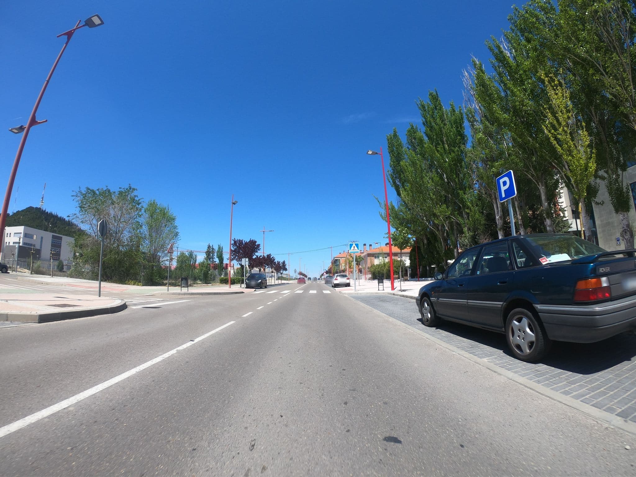 Street view near Hotel San Cristóbal, Cistérniga — © sanchi (CC BY-SA · Mapillary)