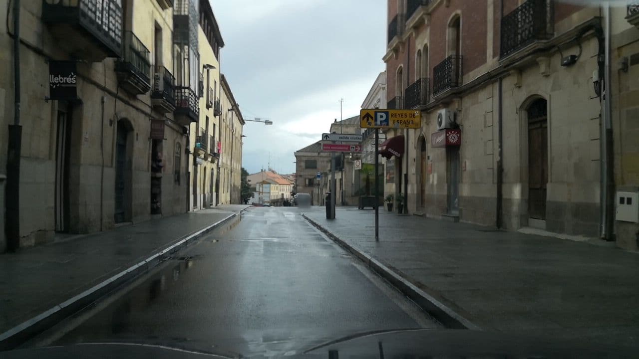 Street view near Moneo Heritage, Santa Marta de Tormes — © sanjorgepinho (CC BY-SA · Mapillary)