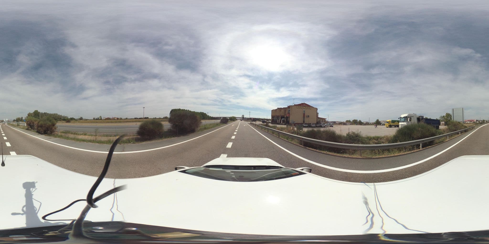 Street view near Hostal Alameda, Benavente — © AdgobaAlvac (CC BY-SA · Mapillary)