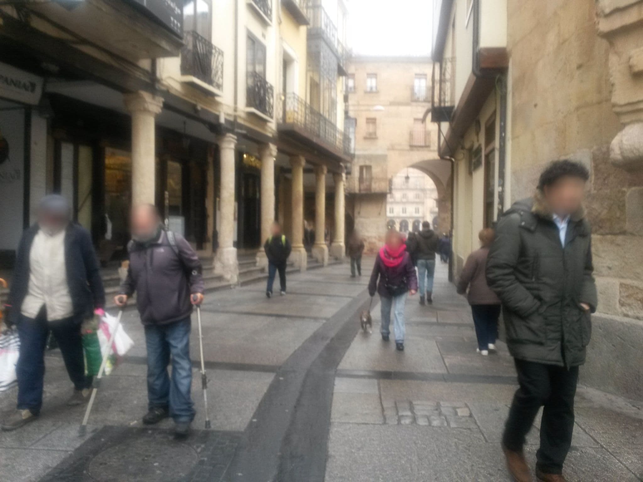 Street view near Hostal Plaza Mayor, Santa Marta de Tormes — © manuelfrt (CC BY-SA · Mapillary)