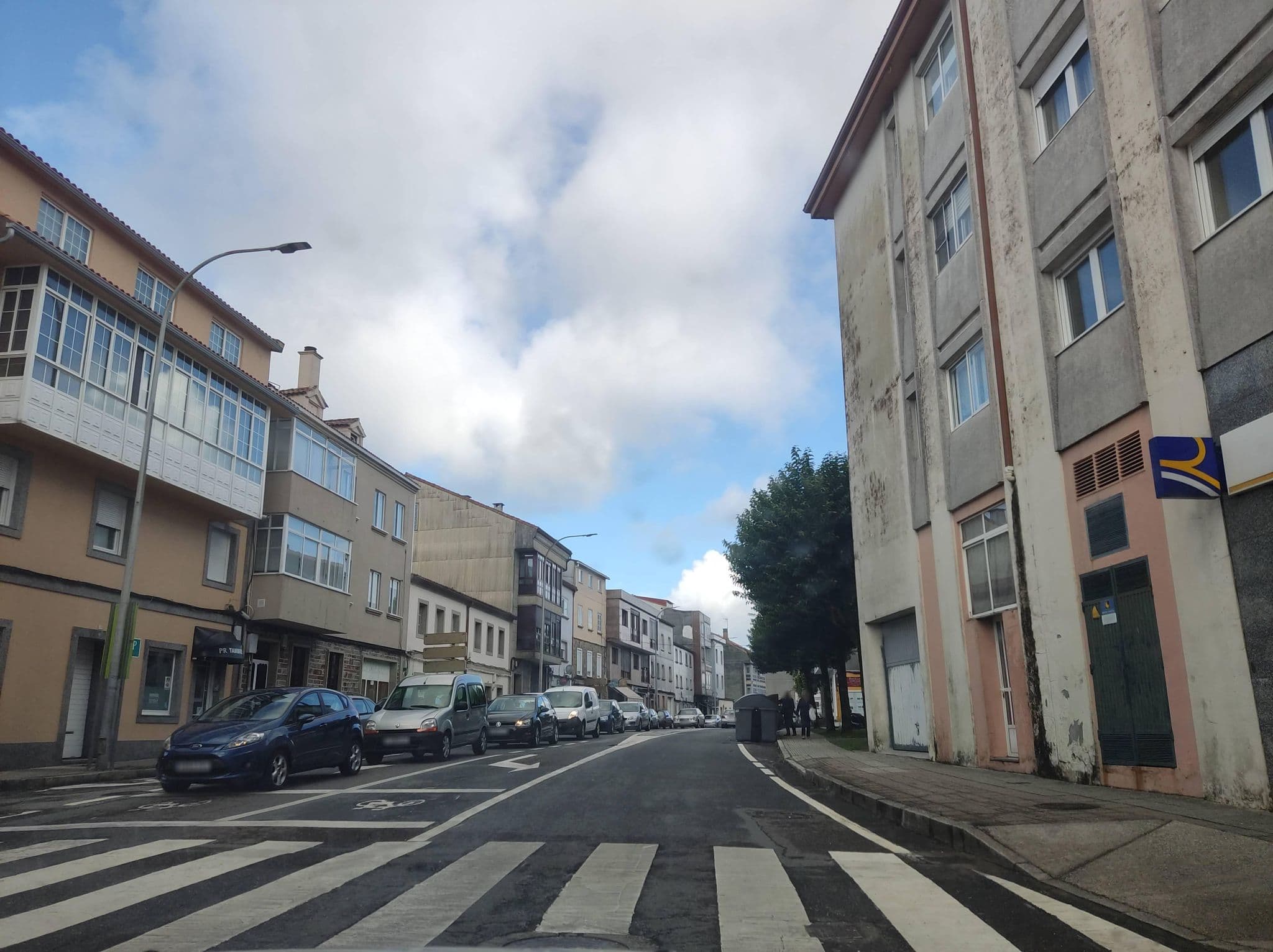 Street view near Hostal Tambre, Santiago de Compostela