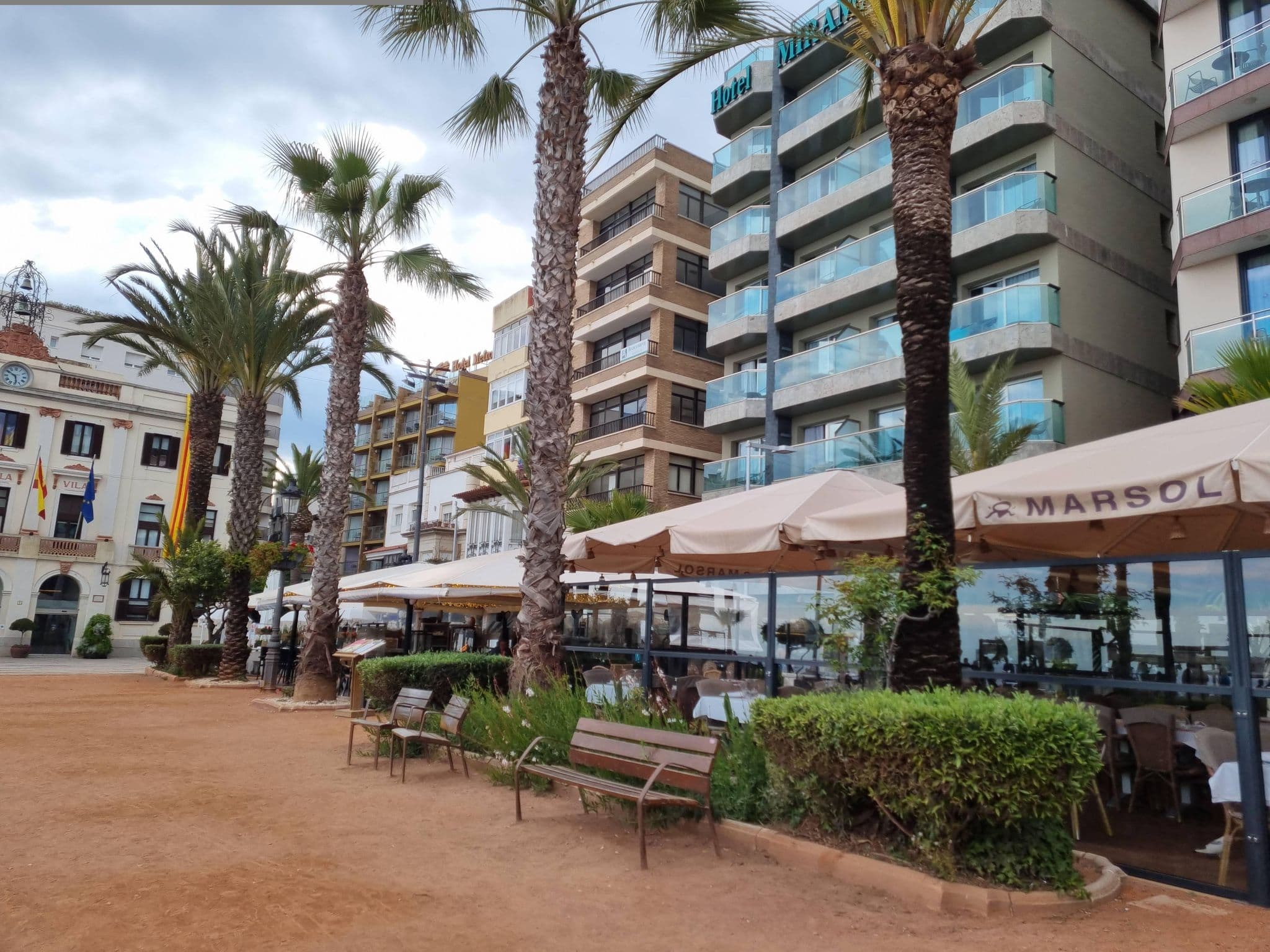 Street view near Miramar, Lloret de Mar
