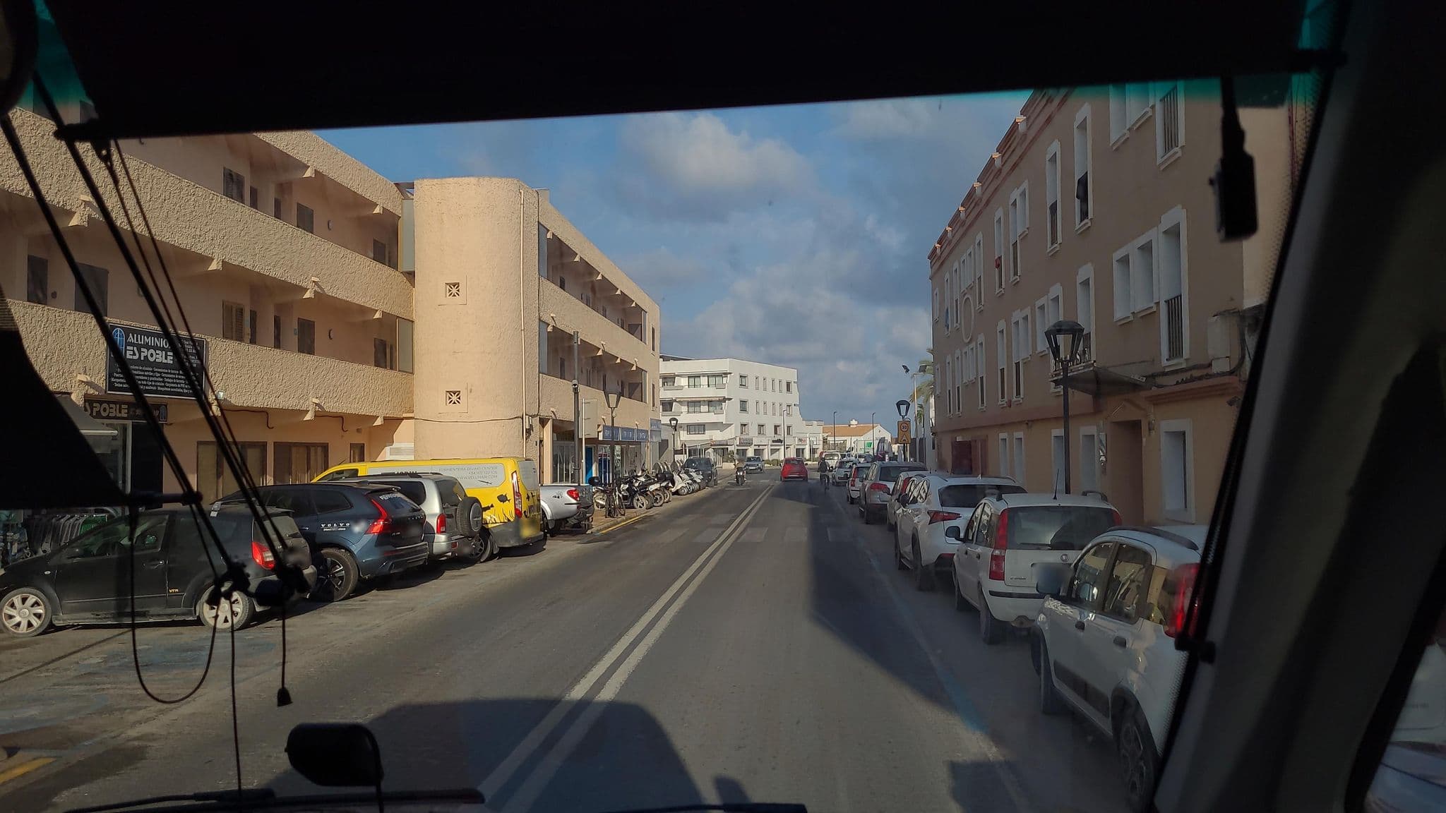 Street view near Hostal Bahía, Sant Francesc de Formentera