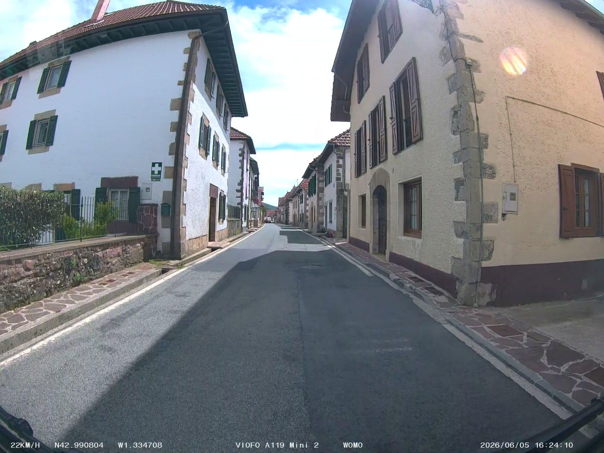 Street view near Hostal Burguete, Aoiz — © soulcover (CC BY-SA · Mapillary)