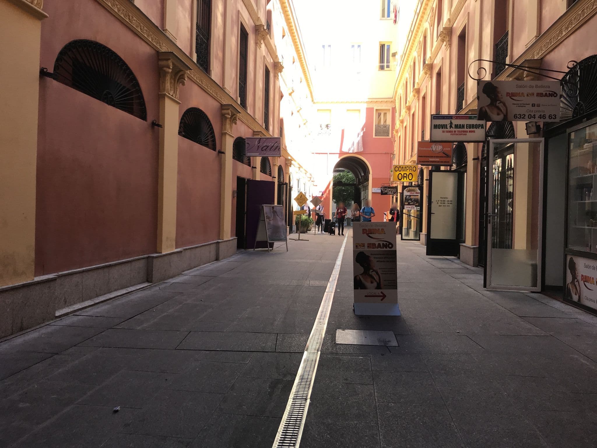 Street view near Petit Palace Plaza del Carmen, Madrid Centro