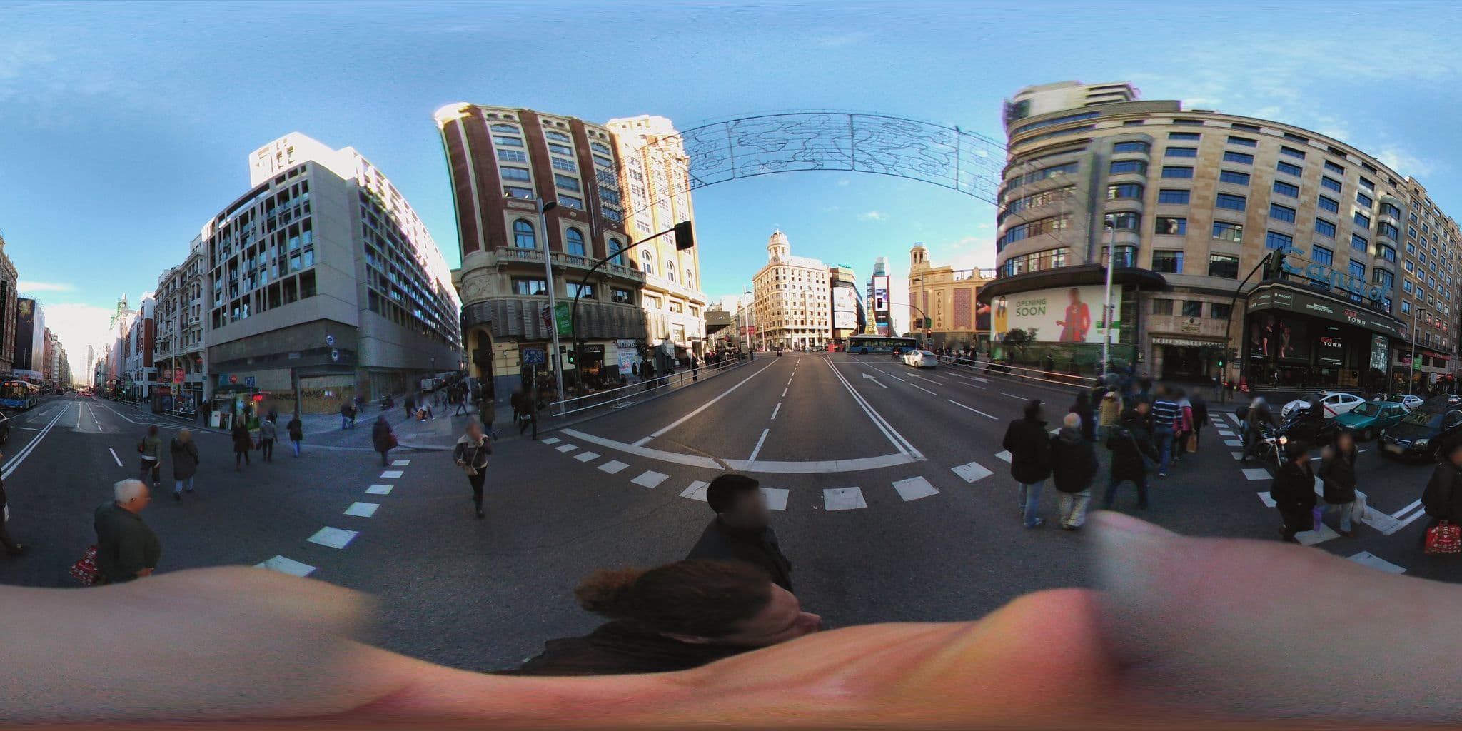 Street view near Gran Vía Capital, Madrid Centro — © thx (CC BY-SA · Mapillary)