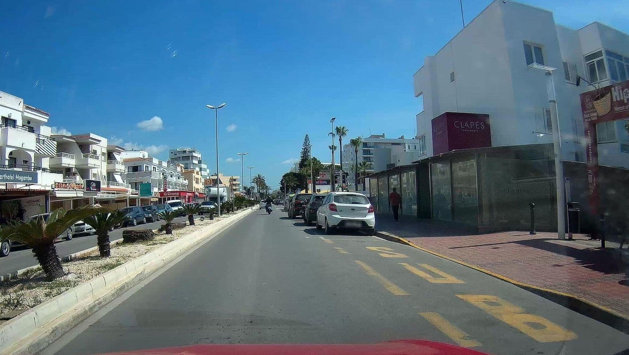 Street view near Vibra Mogambo, Ibiza