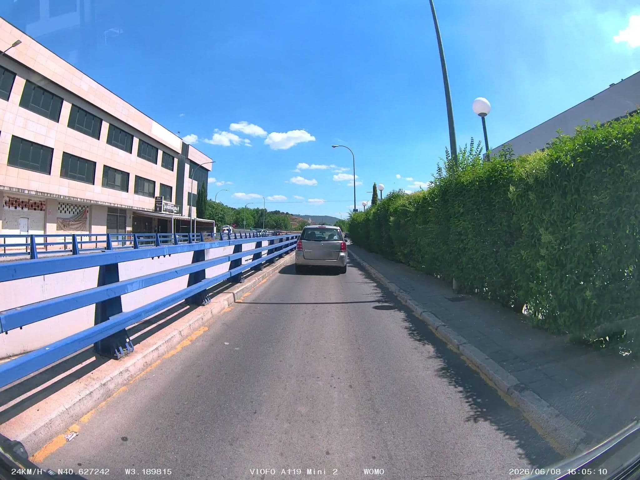 Street view near hotel Iris, Guadalajara — © soulcover (CC BY-SA · Mapillary)