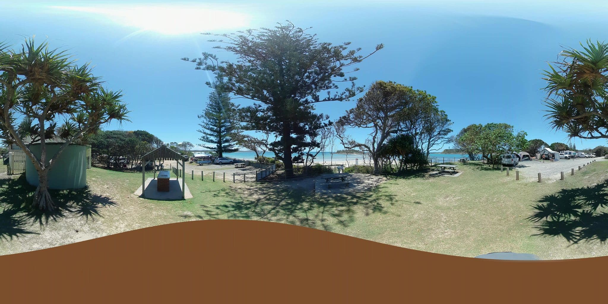 Street view near Sandon River Campground - Yuraygir NP, Gulmarrad — © Platypus1 (CC BY-SA · Mapillary)
