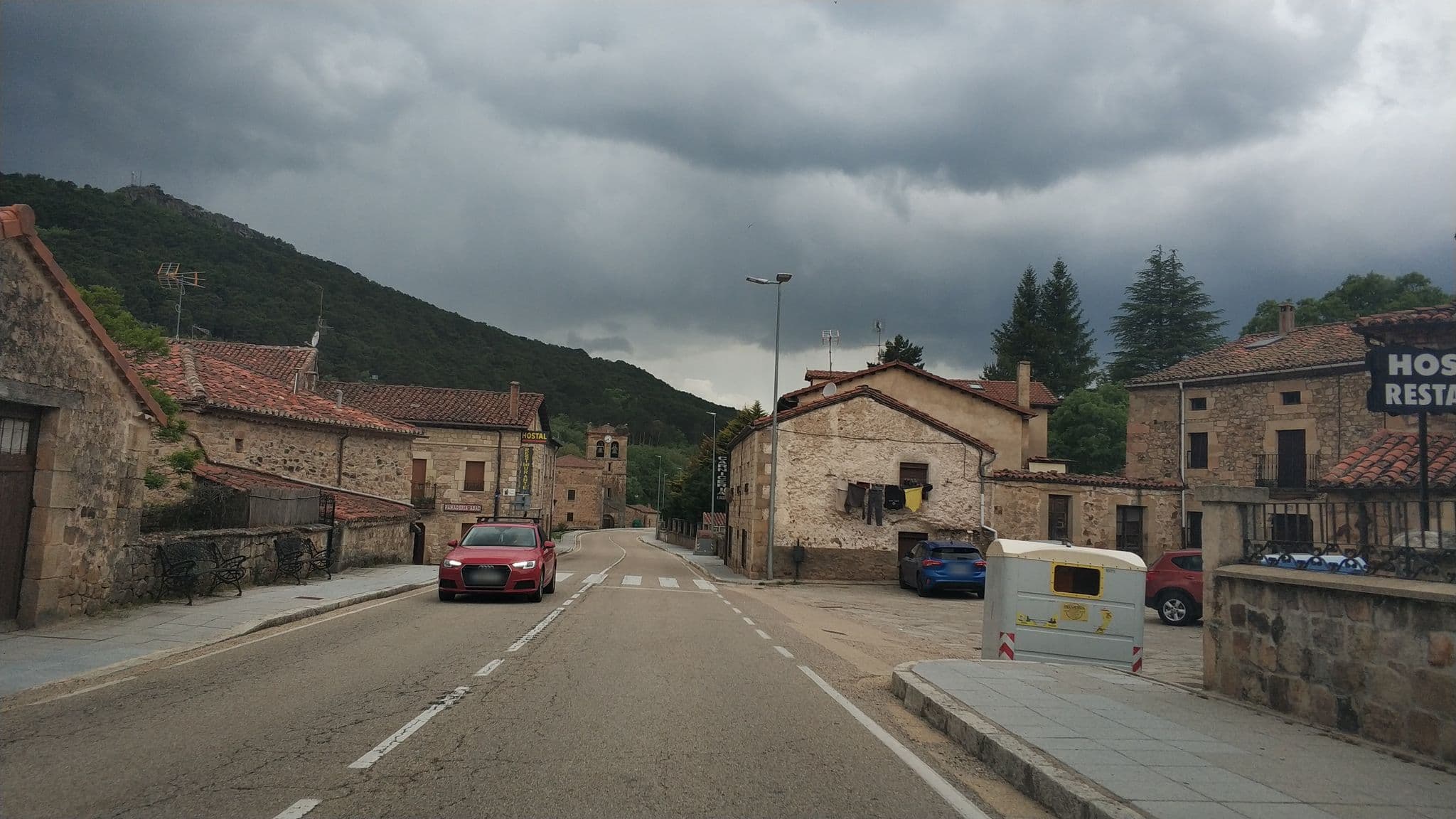 Street view near Hostal las nieves, Vinuesa — © sanchi (CC BY-SA · Mapillary)
