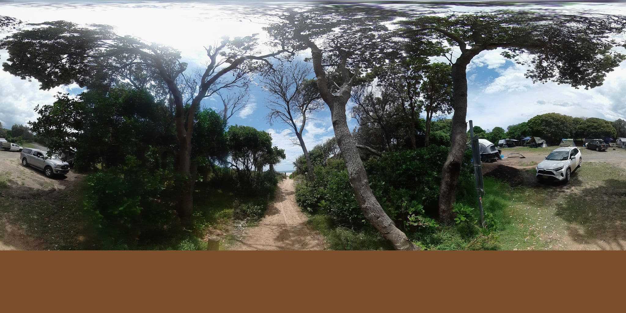 Street view near Racecourse Headland Campground - Goolawah Res, Crescent Head — © Platypus1 (CC BY-SA · Mapillary)