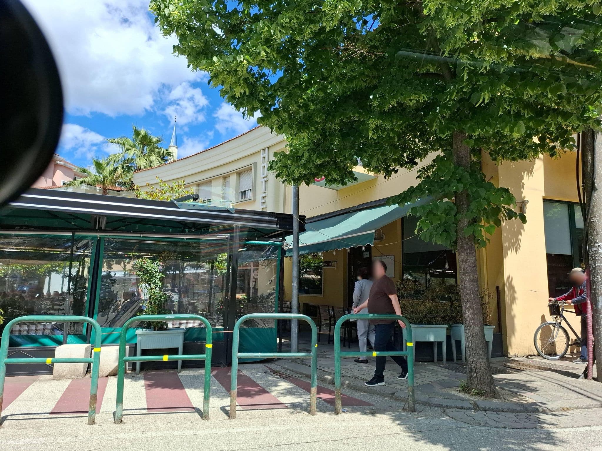 Street view near Stephen Center B&B, Tirana