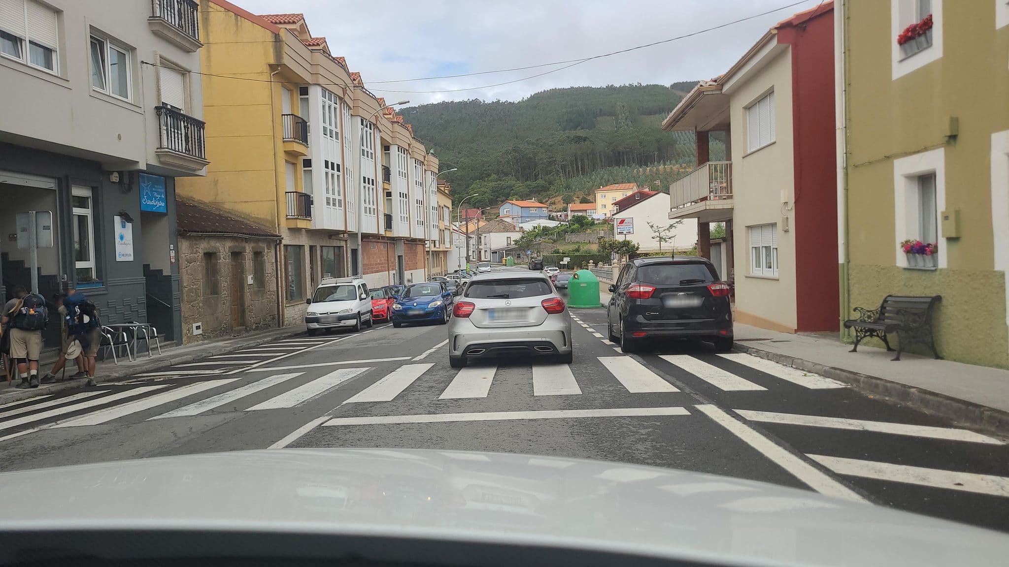 Street view near Hotel Playa de Sardiñeiro, Corcubión — © juasmita (CC BY-SA · Mapillary)