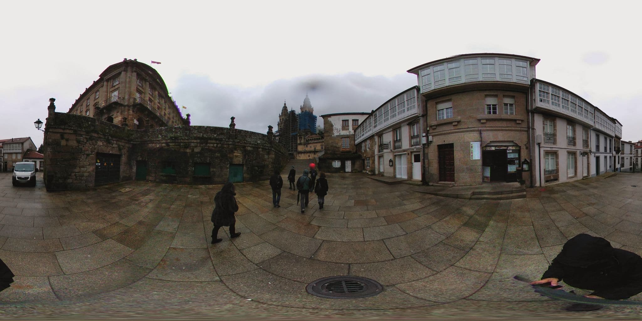 Street view near Inferniño, Santiago de Compostela