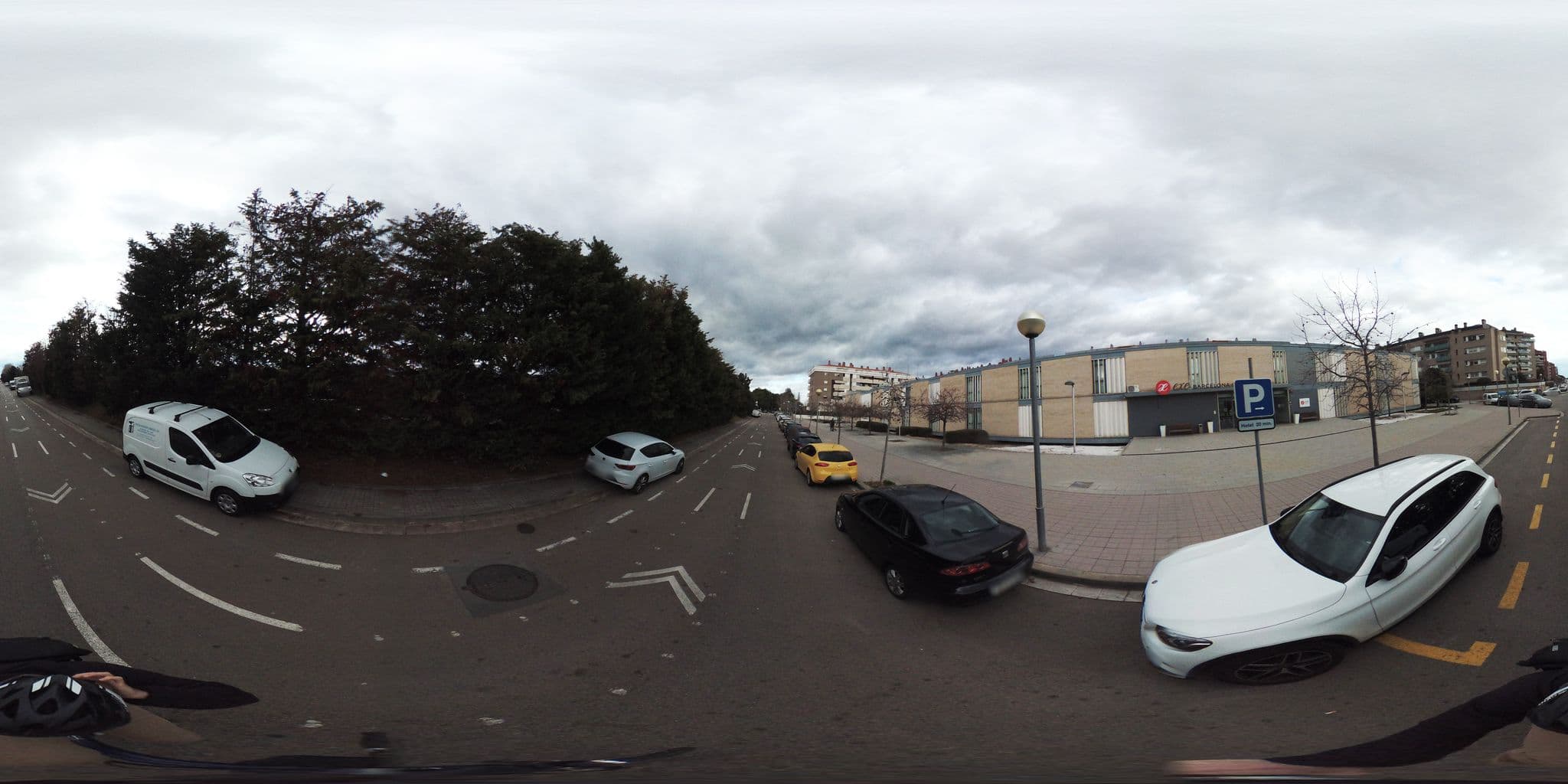 Street view near Exe Barcelona Gate, Sant Joan Despí — © geovelo (CC BY-SA · Mapillary)