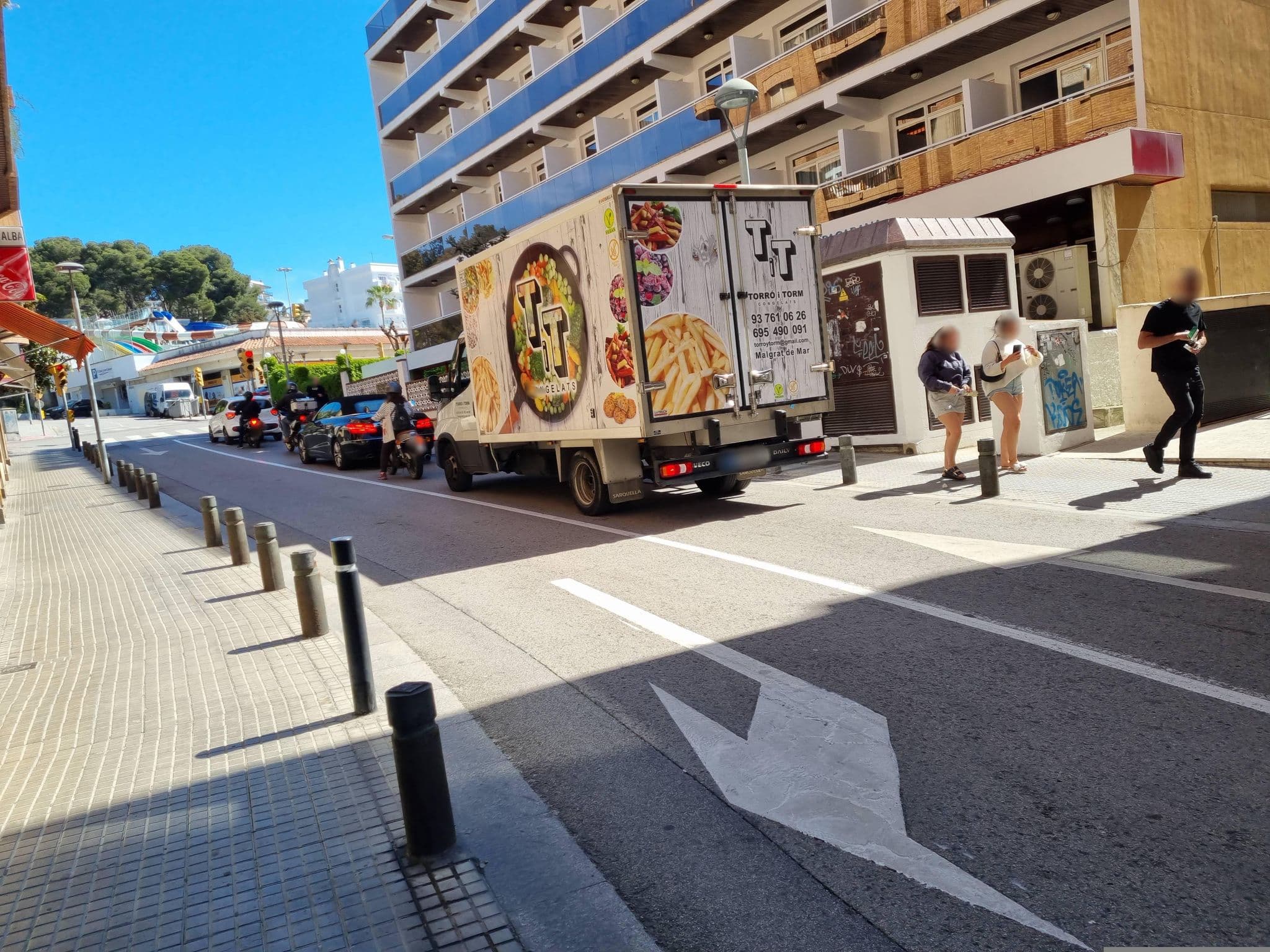 Street view near BLUESEA Copacabana, Lloret de Mar