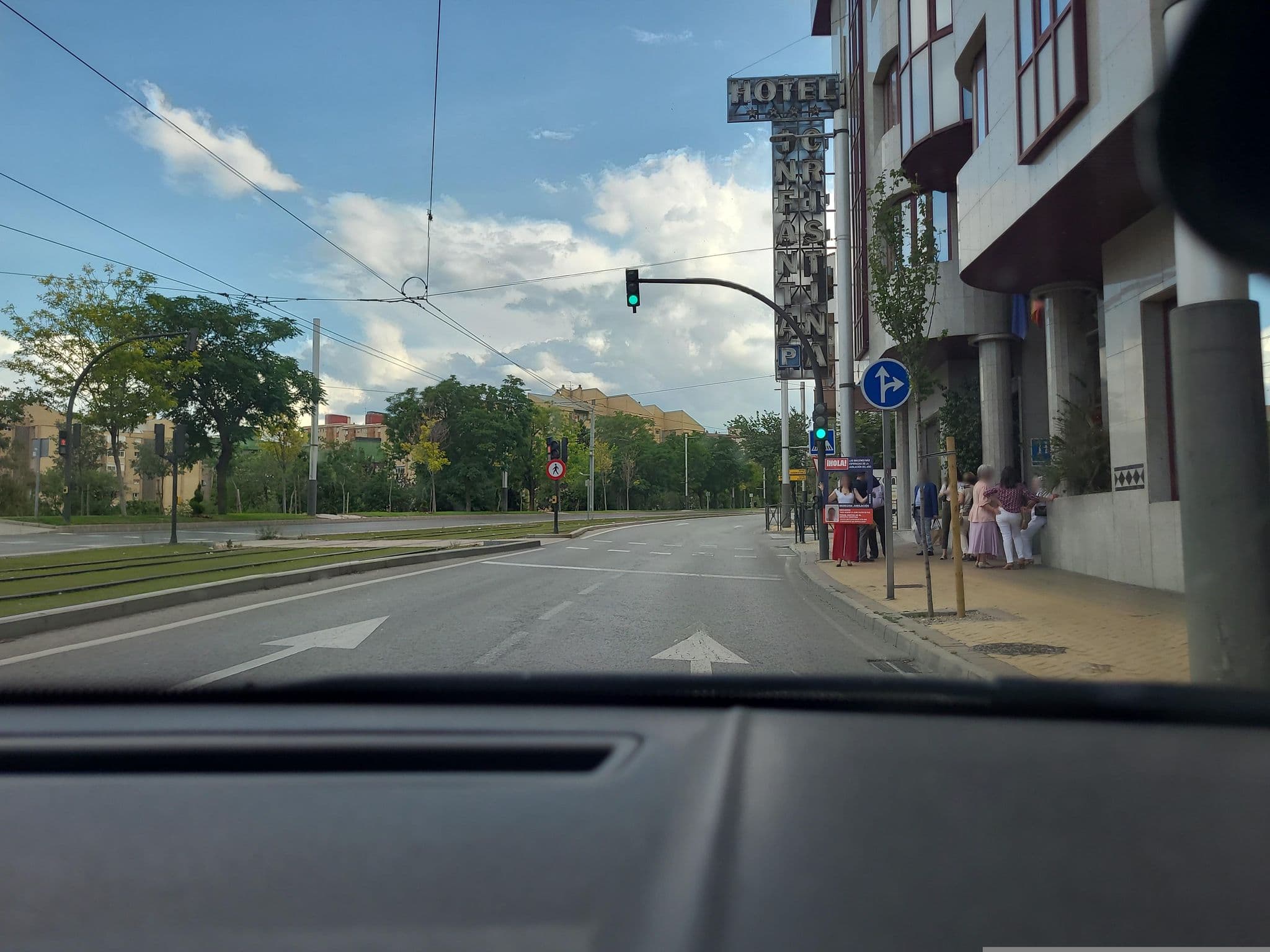 Street view near Hotel Infanta Cristina, Jaén — © juasmita (CC BY-SA · Mapillary)