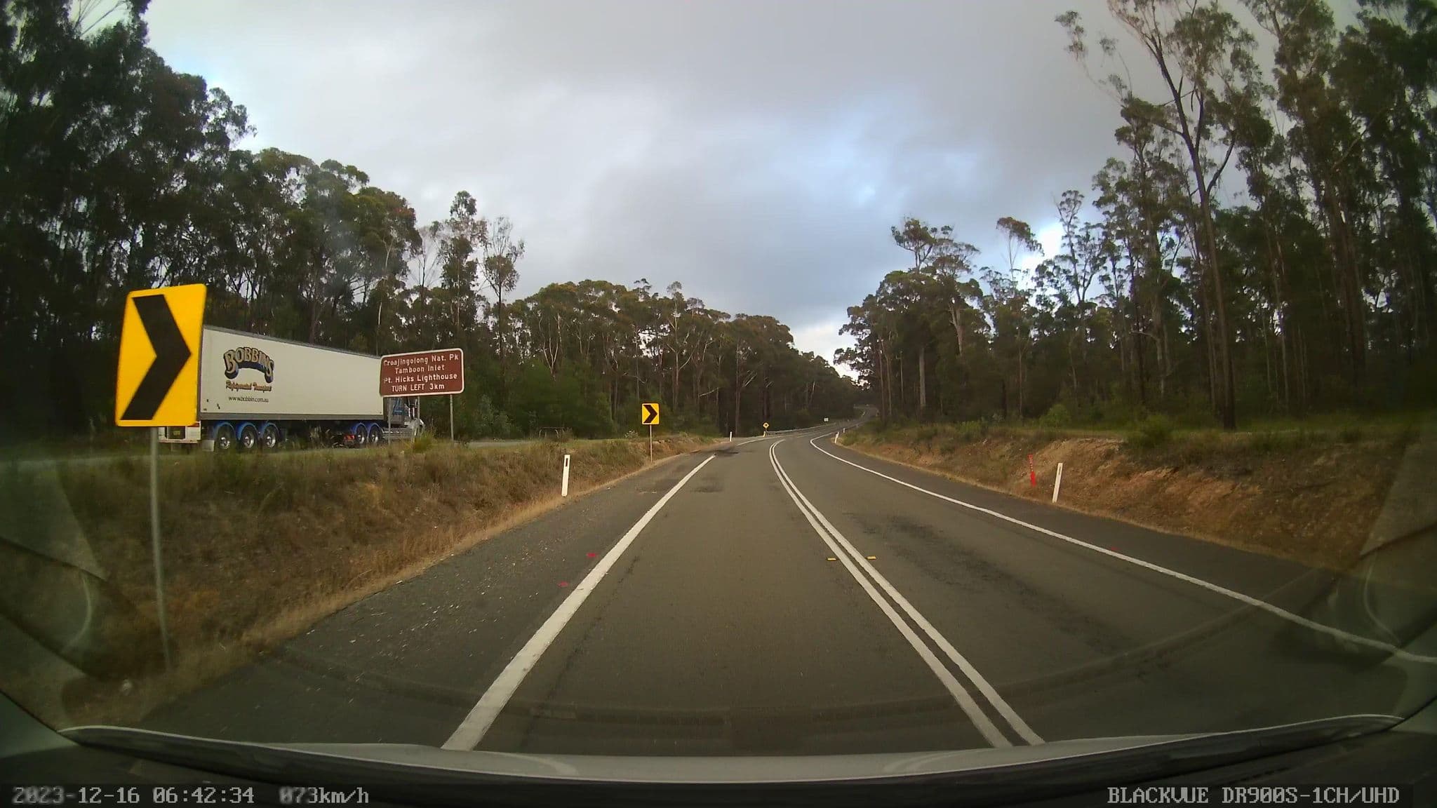 Street view near Cann River East Rest Area, Mallacoota — © bob3bob3 (CC BY-SA · Mapillary)