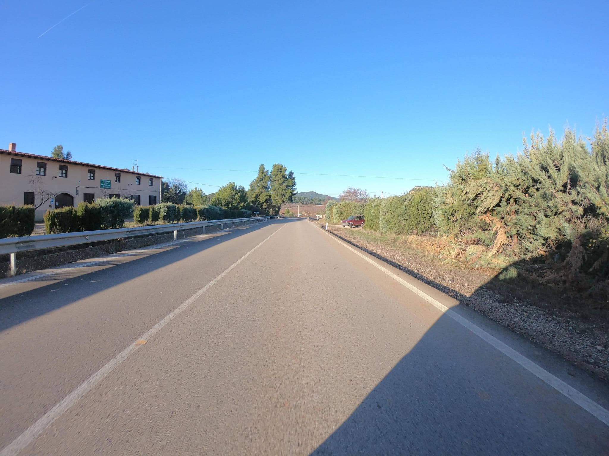 Street view near Albergue Barranc de la Serra, Valderrobres — © joostjakob (CC BY-SA · Mapillary)