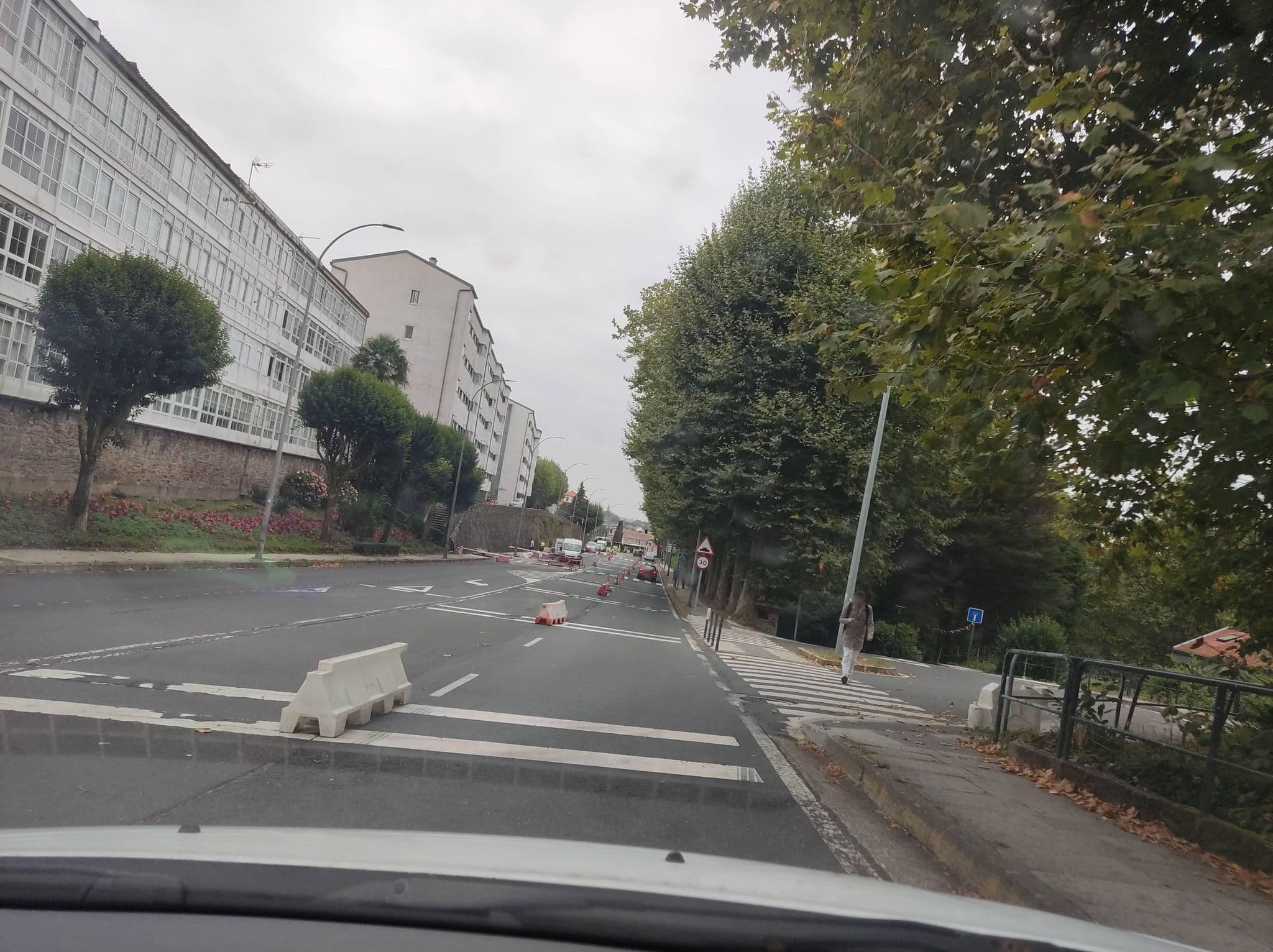 Street view near Casa Lois, Santiago de Compostela