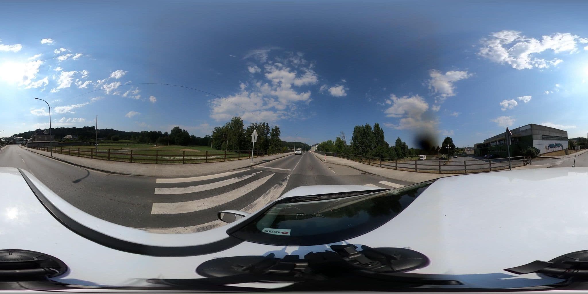 Street view near Área de Autocaravanas de Sarria, Samos — © jqngarcia (CC BY-SA · Mapillary)