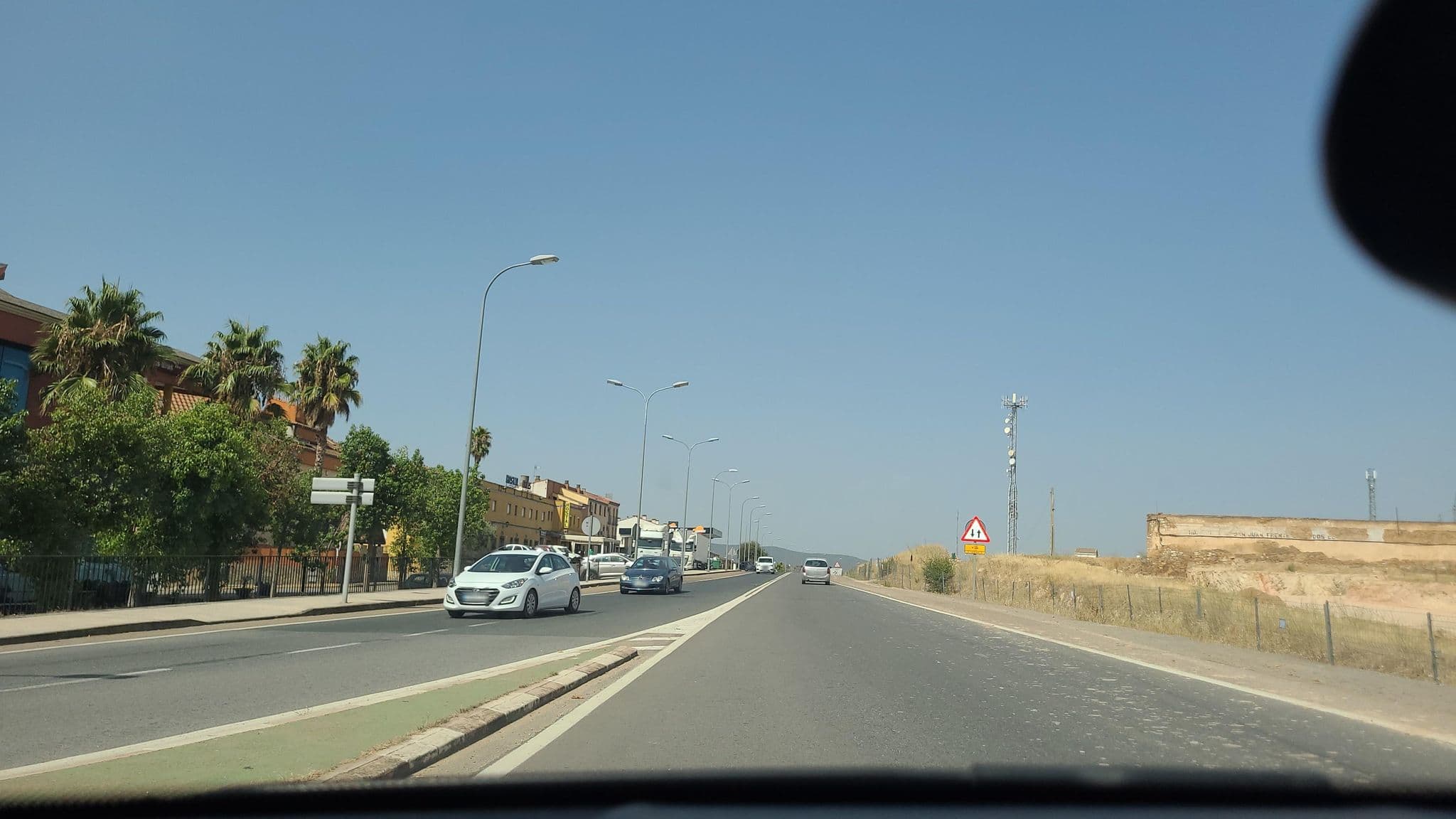 Street view near Las Eras, Zafra — © juasmita (CC BY-SA · Mapillary)
