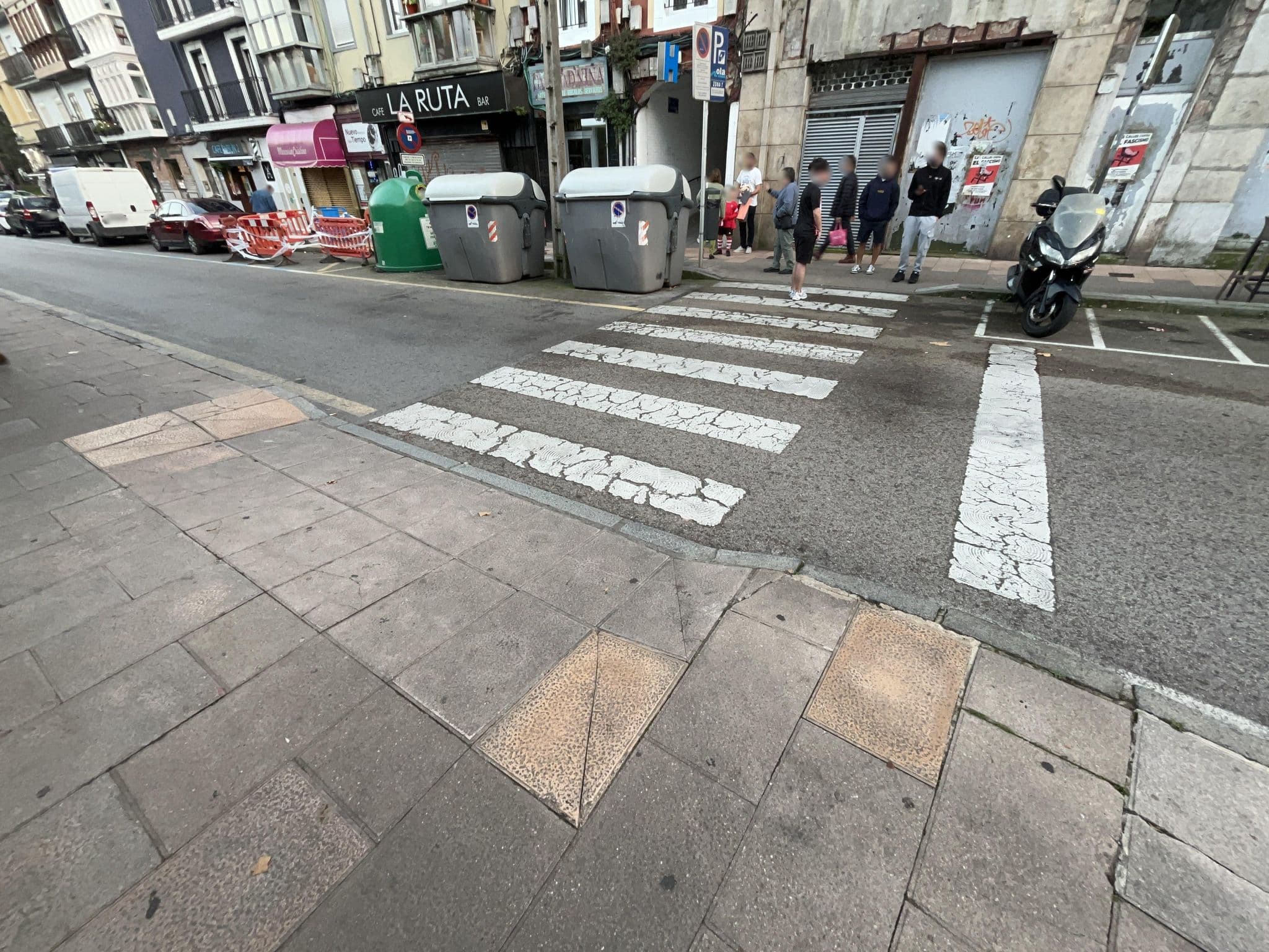 Street view near Hotel Picos de Europa, Santander