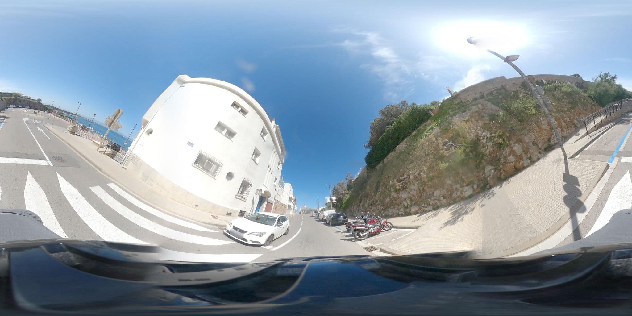 Street view near Hostal Podium, l'Escala — © jlstanus (CC BY-SA · Mapillary)