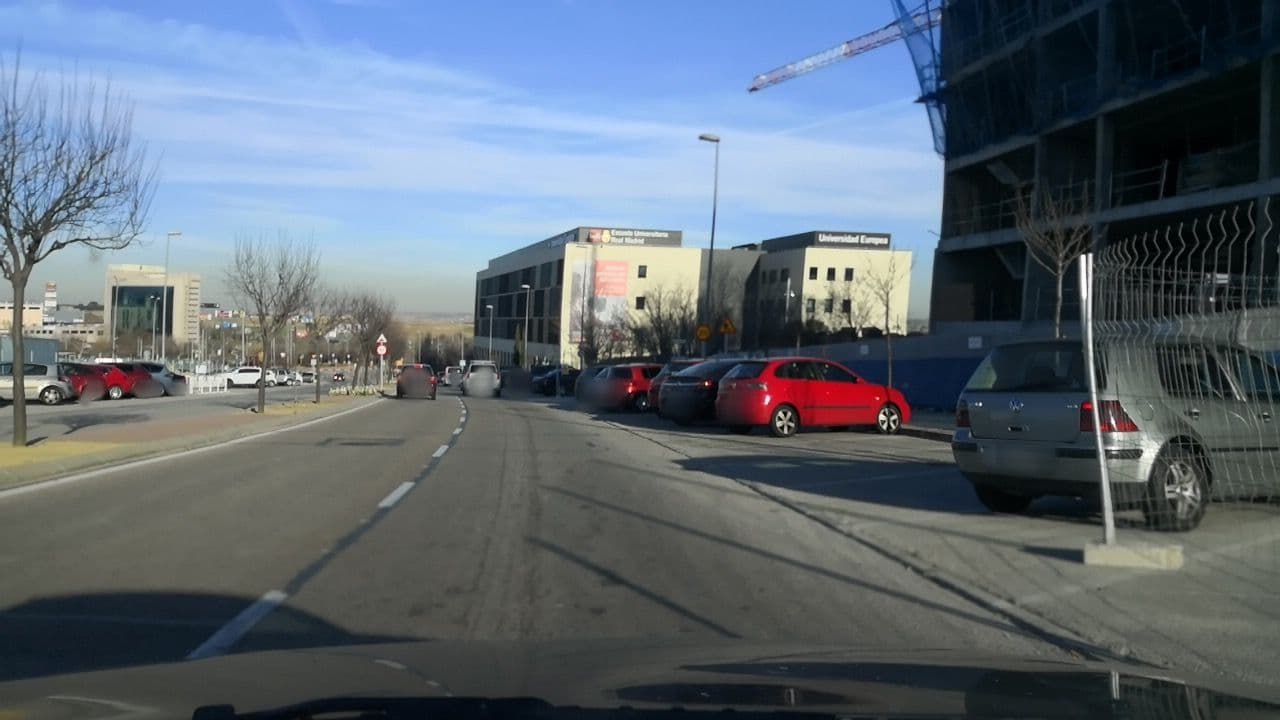 Street view near Hampton by Hilton Alcobendas Madrid, San Sebastián de los Reyes — © sanjorgepinho (CC BY-SA · Mapillary)