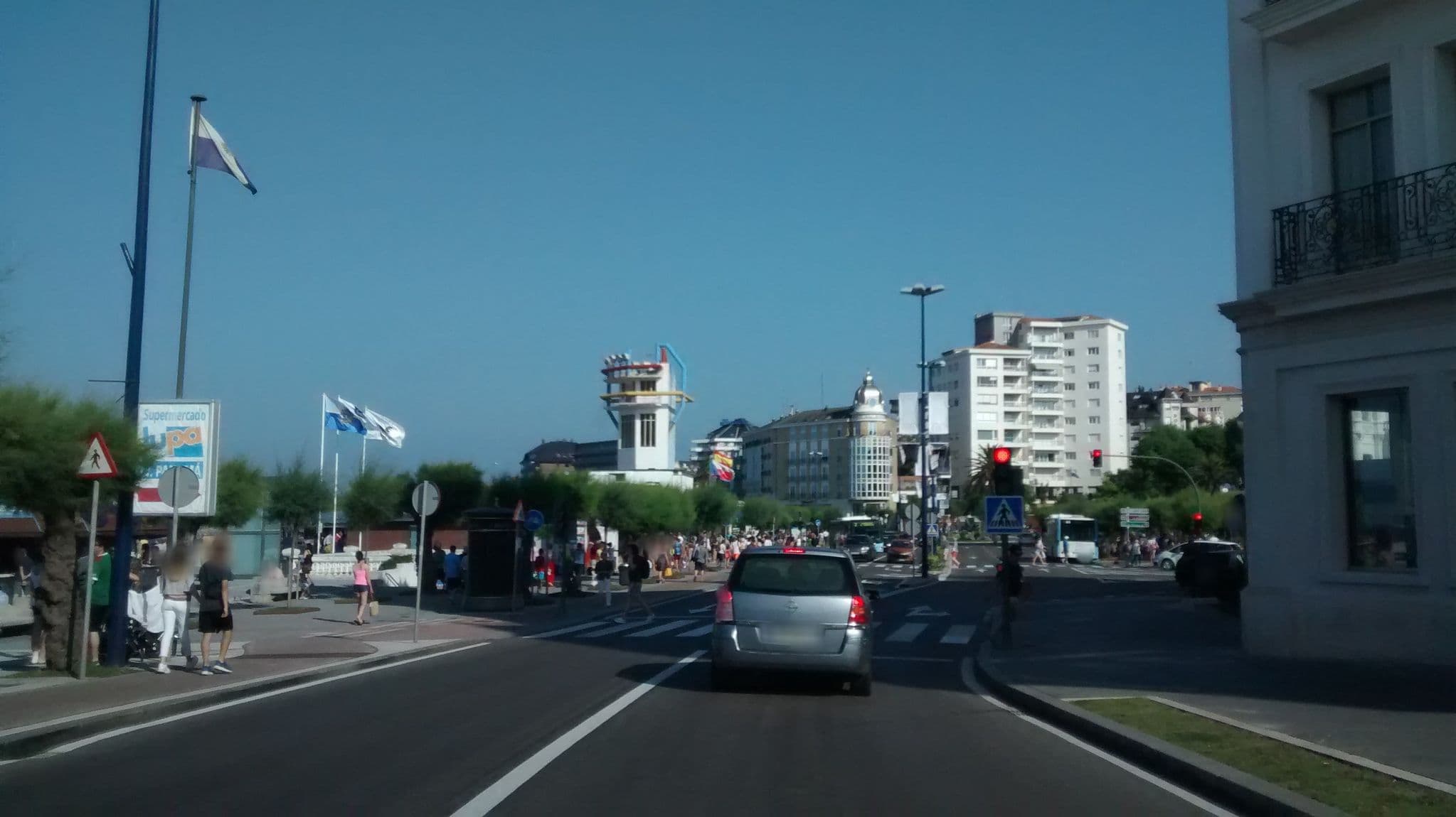 Street view near Gran Hotel Sardinero, Santander