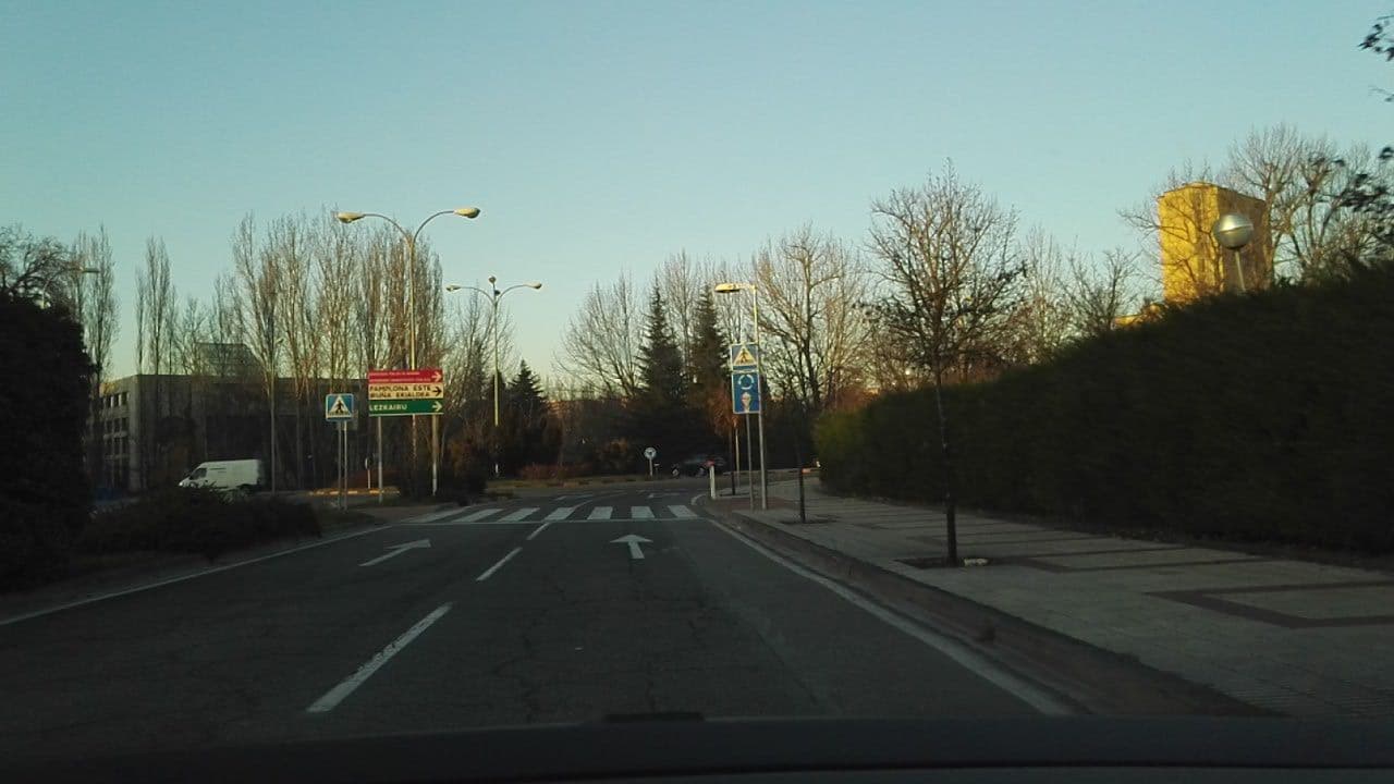 Street view near Residencia Bcome Pamplona, Segundo Ensanche — © airotz (CC BY-SA · Mapillary)