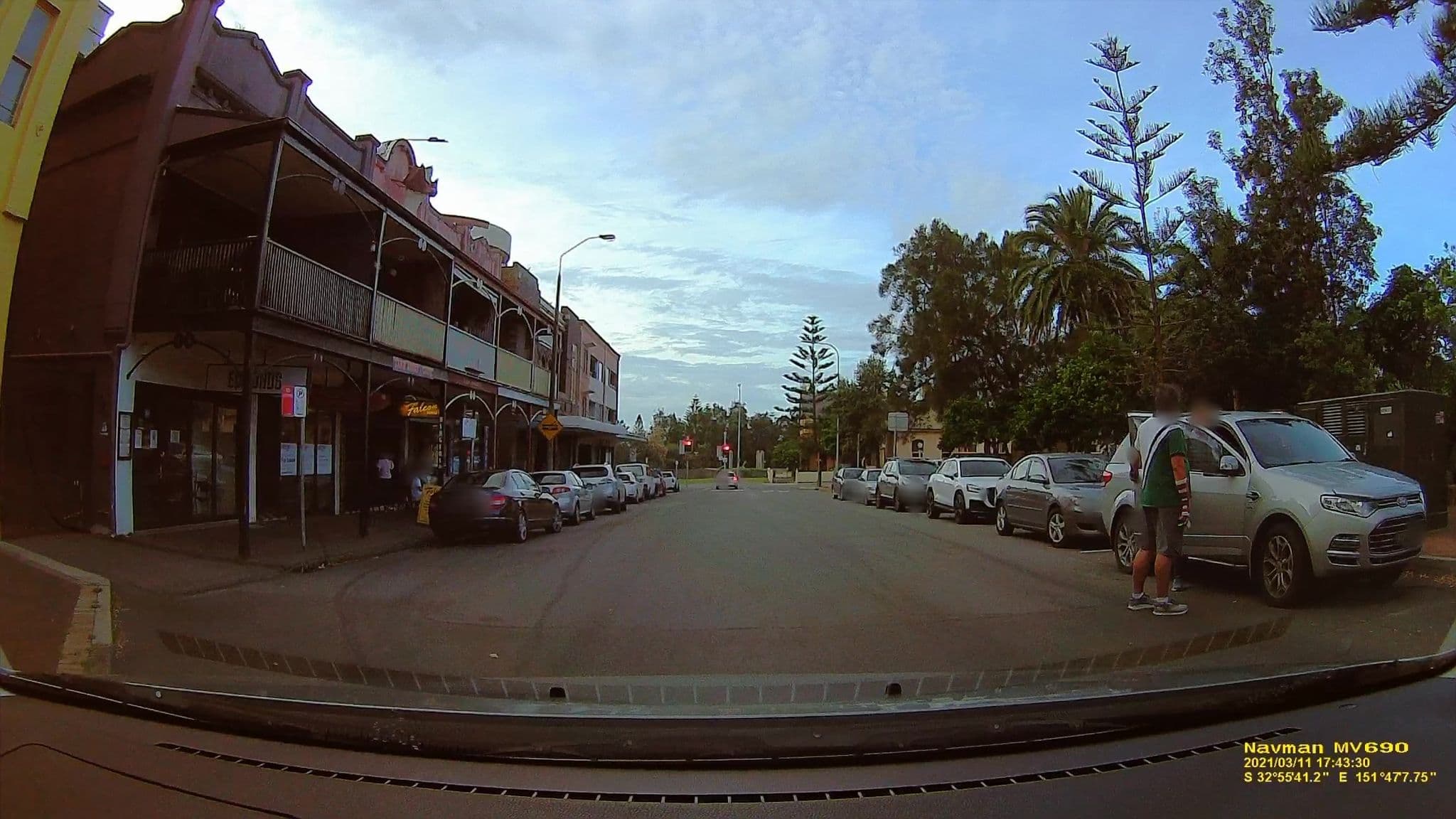Street view near Backpackers by the Beach, Newcastle East — © scottwalkerau (CC BY-SA · Mapillary)