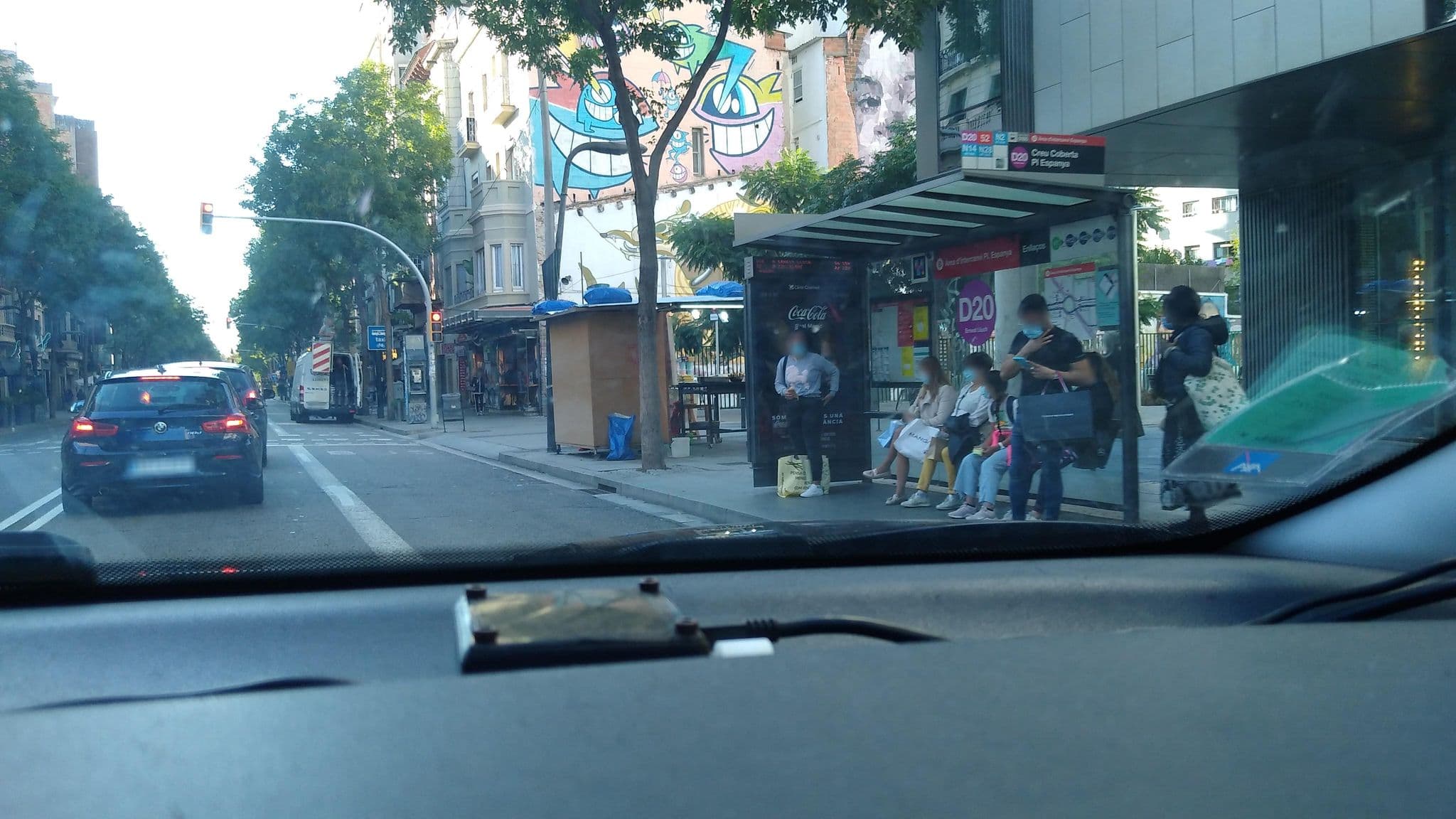 Street view near Hotel Occidental Barcelona 1929, La Bordeta — © rhum (CC BY-SA · Mapillary)