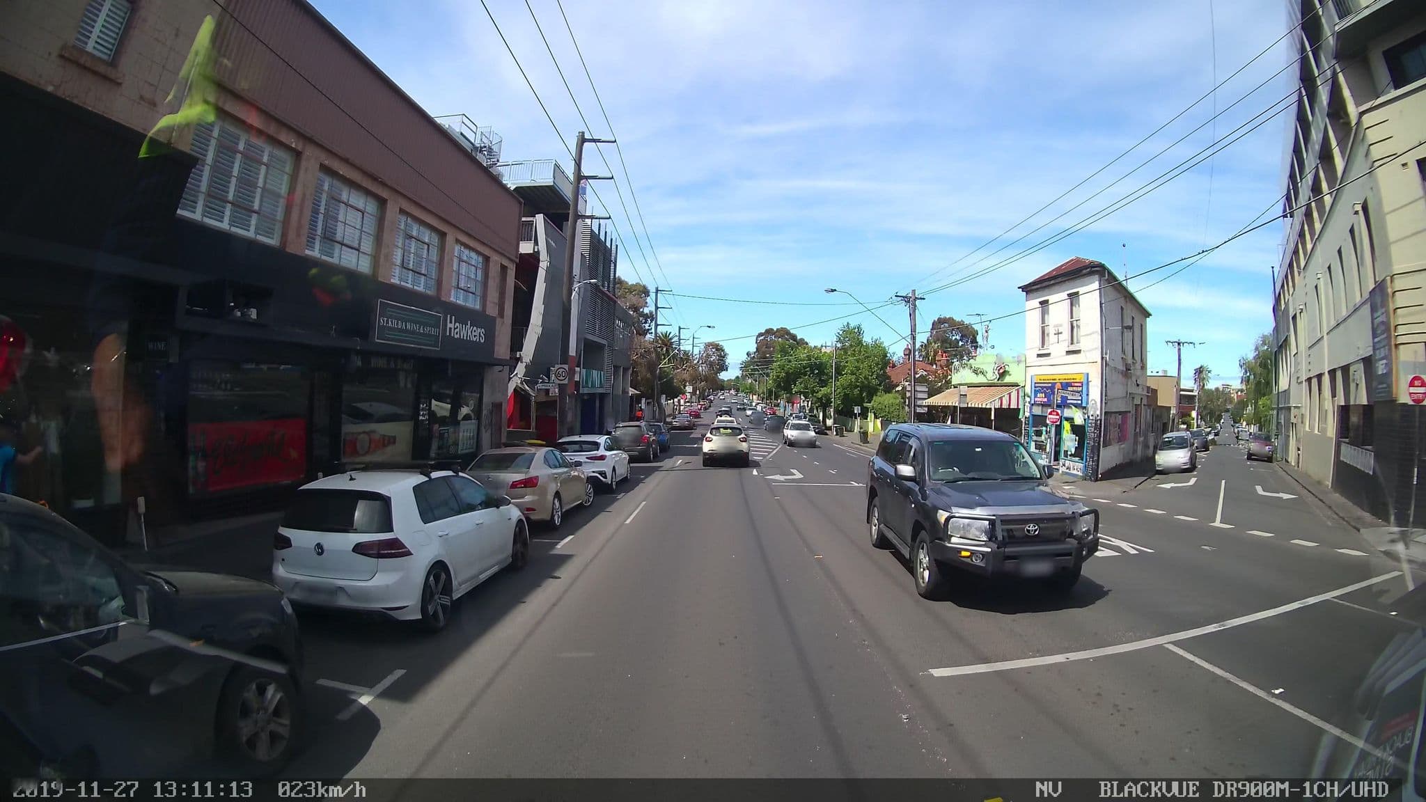 Street view near St Kilda Beachhouse, Saint Kilda — © scottsarah (CC BY-SA · Mapillary)