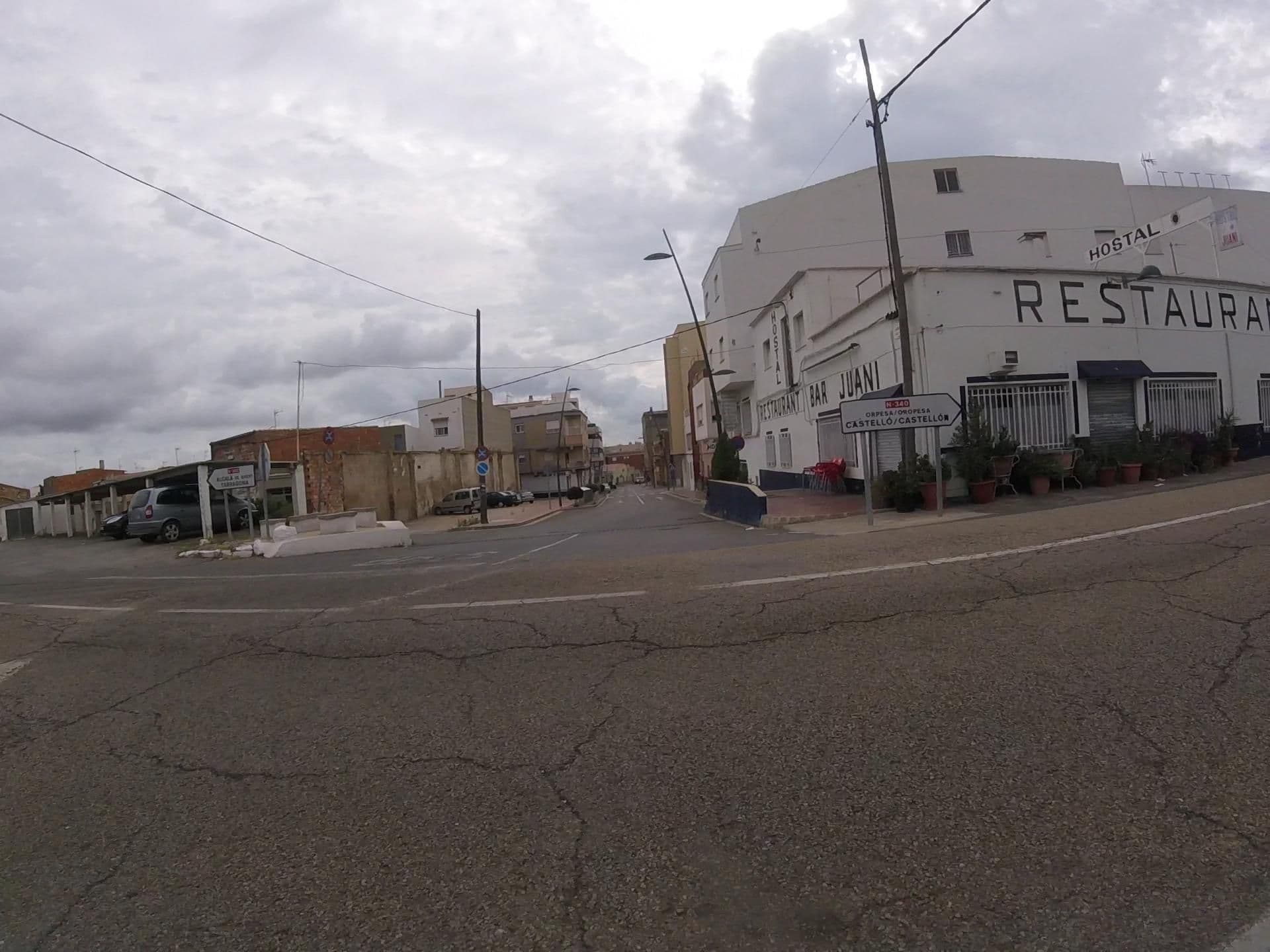 Street view near Hostal Juani, Torreblanca — © mikelo (CC BY-SA · Mapillary)