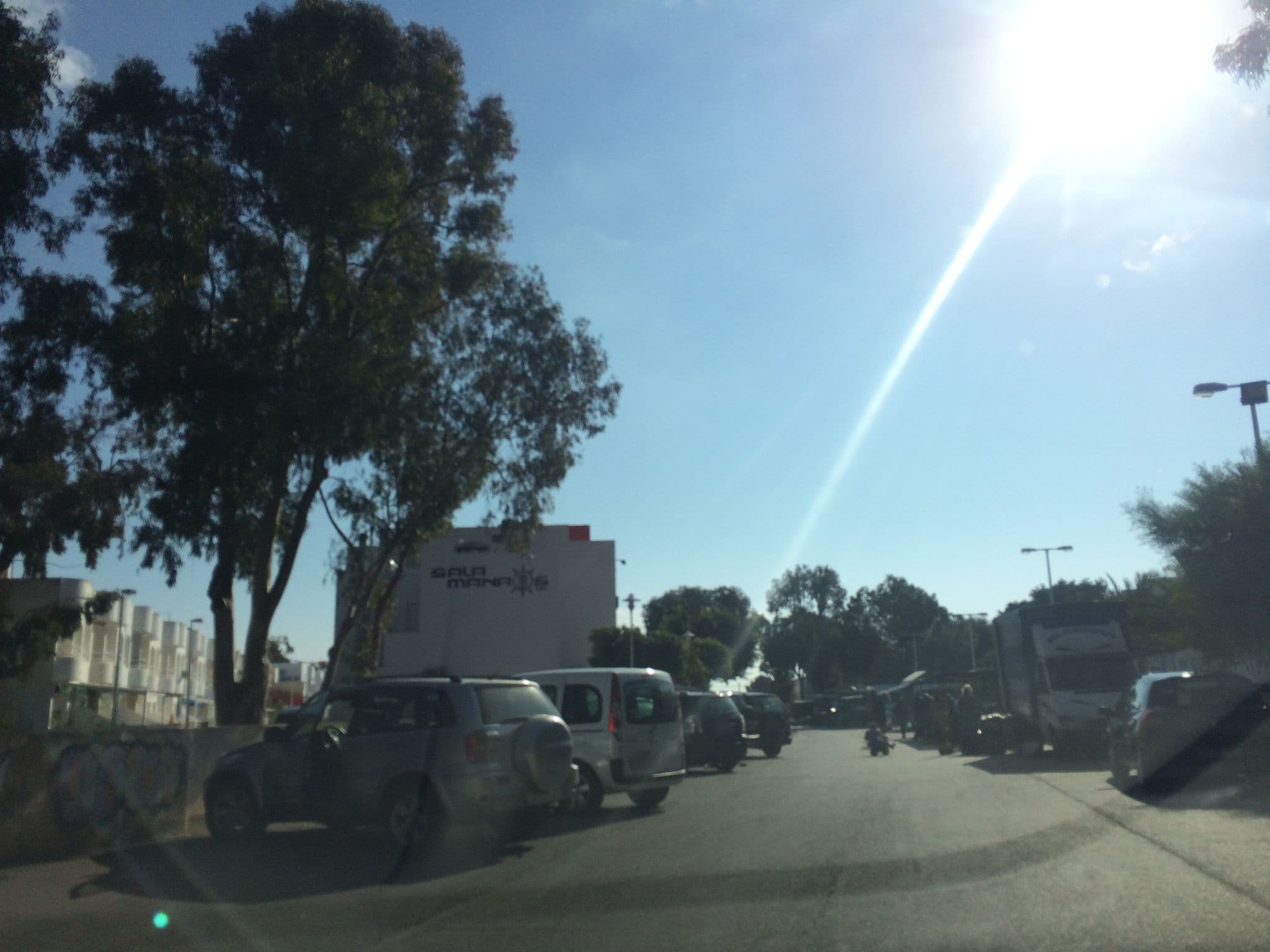 Street view near Hostal Puerto Genovés, San José — © 1000io (CC BY-SA · Mapillary)