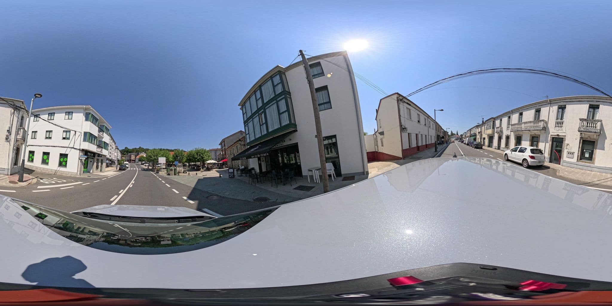 Street view near Pensión Vía Sacra, Sobrado — © yannakis (CC BY-SA · Mapillary)