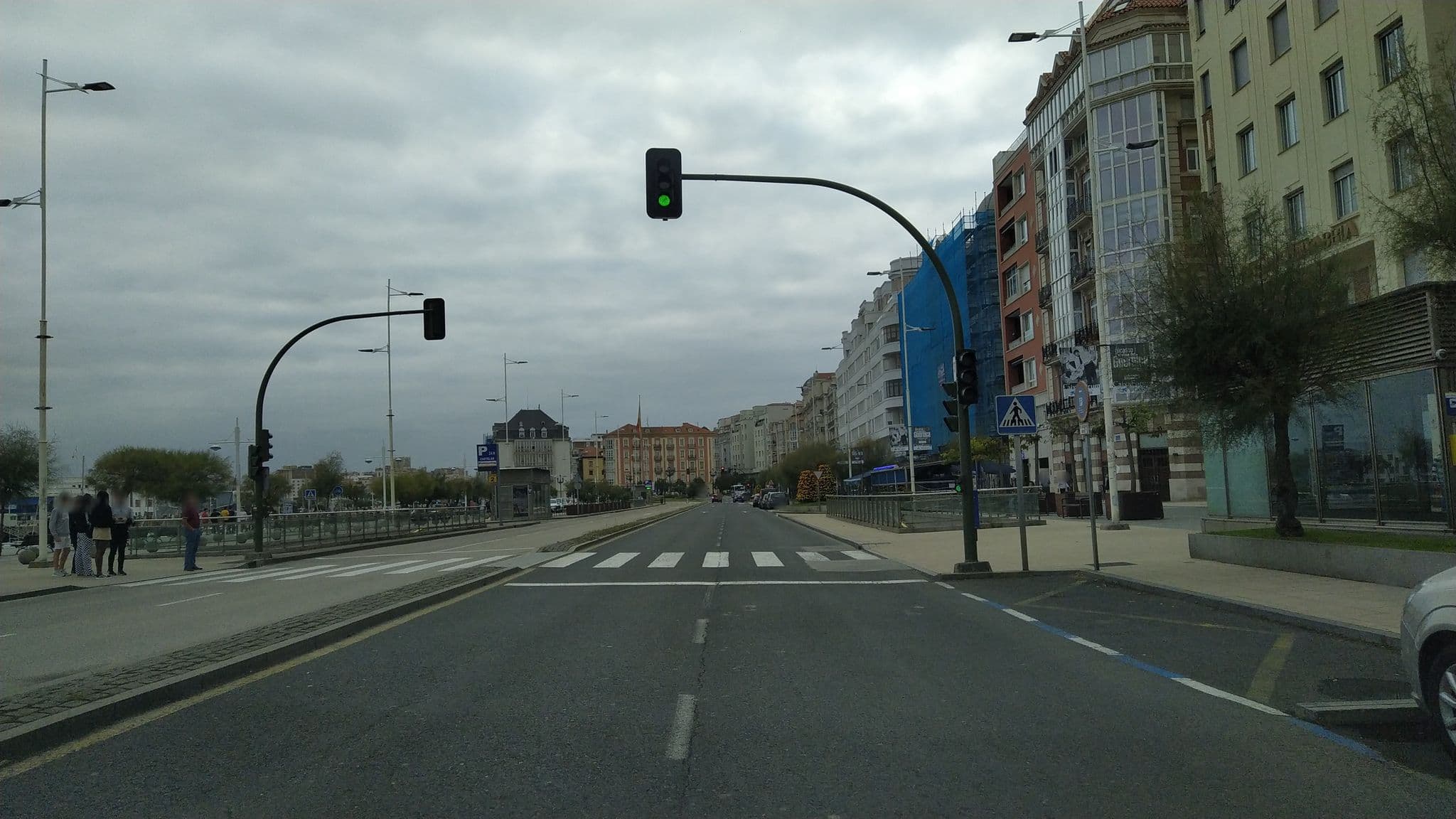 Street view near Hotel Vincci Puertochico, Santander