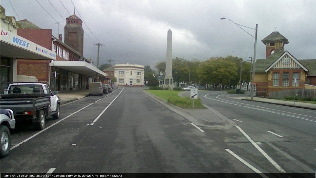 Street view near Dalvue Motel, Terang — © bob3bob3 (CC BY-SA · Mapillary)