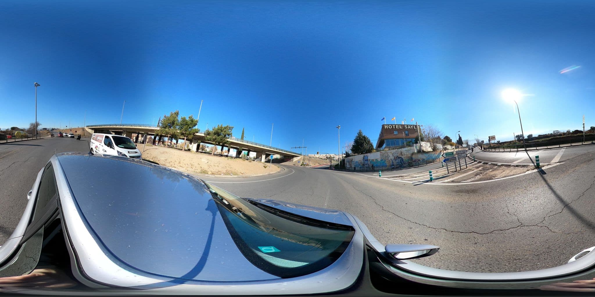 Street view near Hotel Saylu, Huétor Vega — © asturksever (CC BY-SA · Mapillary)