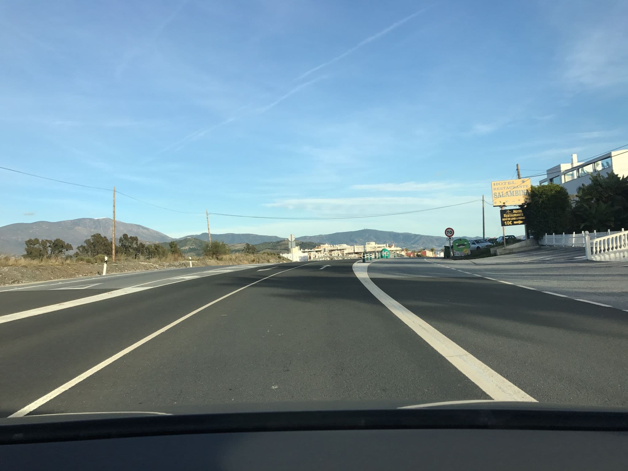 Street view near Salambina, Salobreña