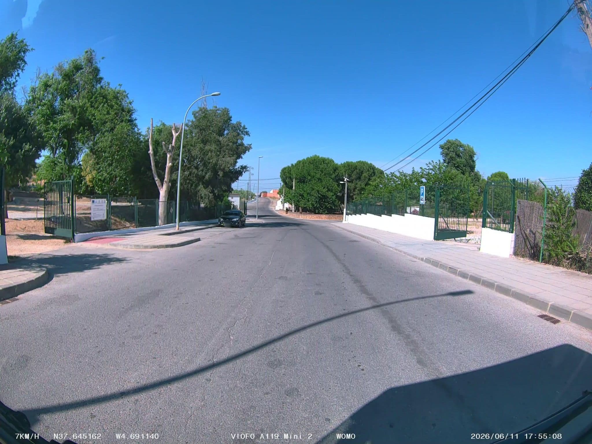 Street view near Área de servicios de Autocaravanas, Montemayor — © soulcover (CC BY-SA · Mapillary)