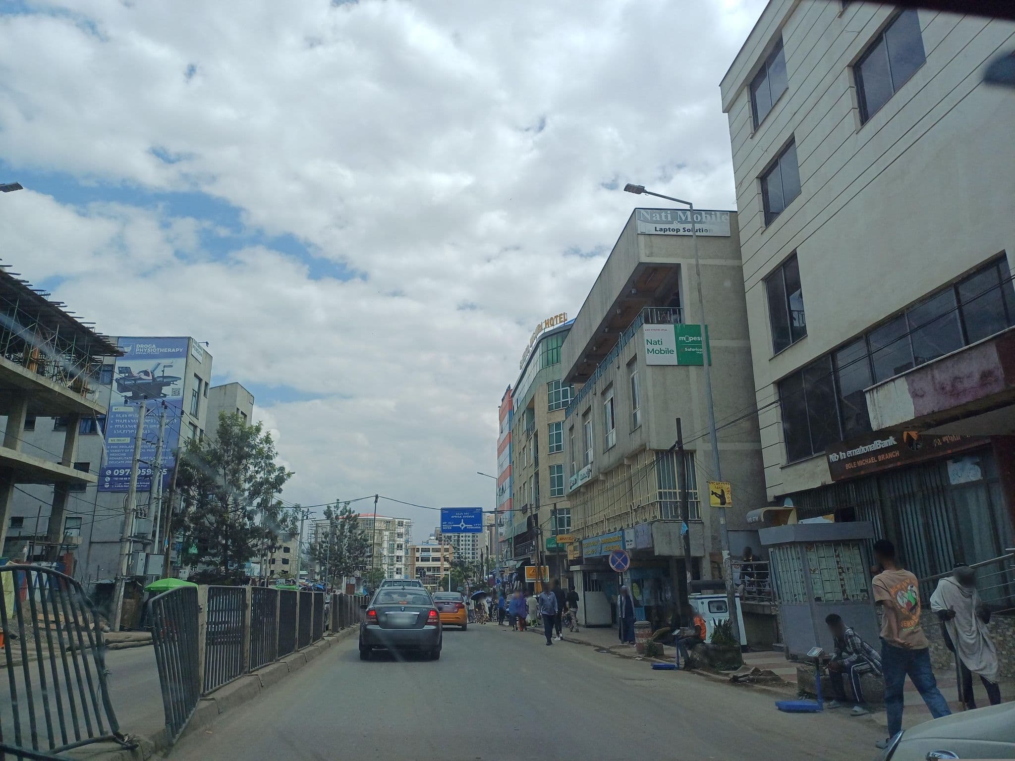 Street view near Nati Hotel, Addis Ababa