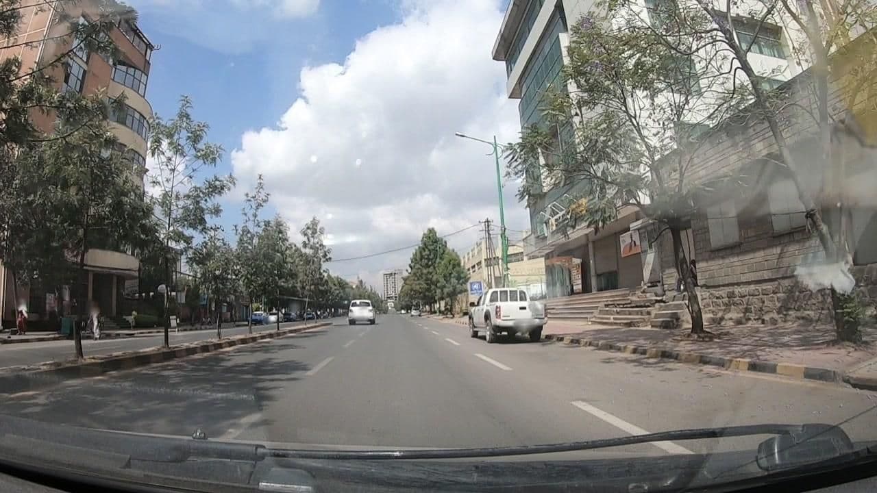 Street view near Union Hotel Apartment, Addis Ababa