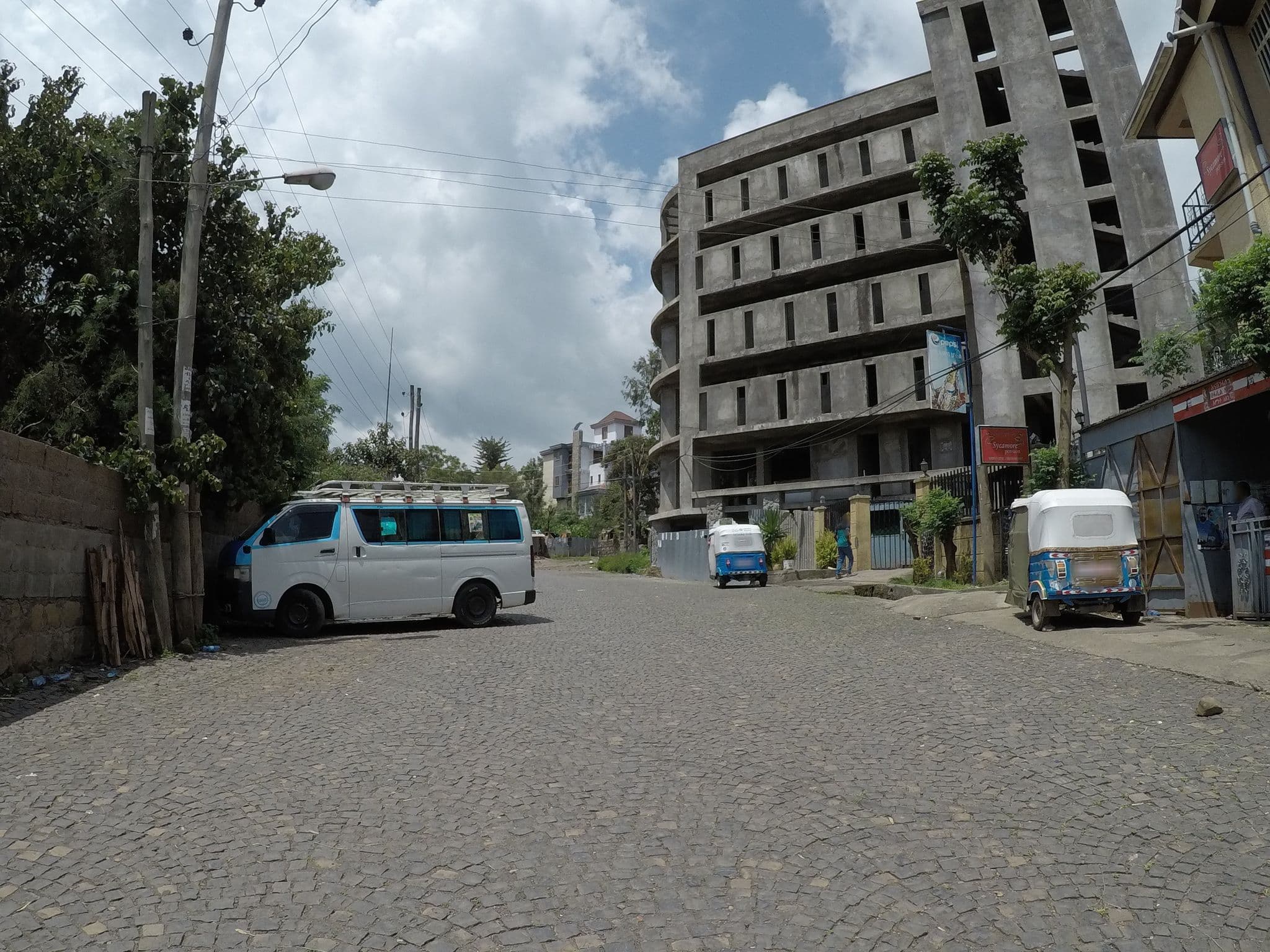 Street view near Zozomba Hotel, Gonder — © eneerhut (CC BY-SA · Mapillary)