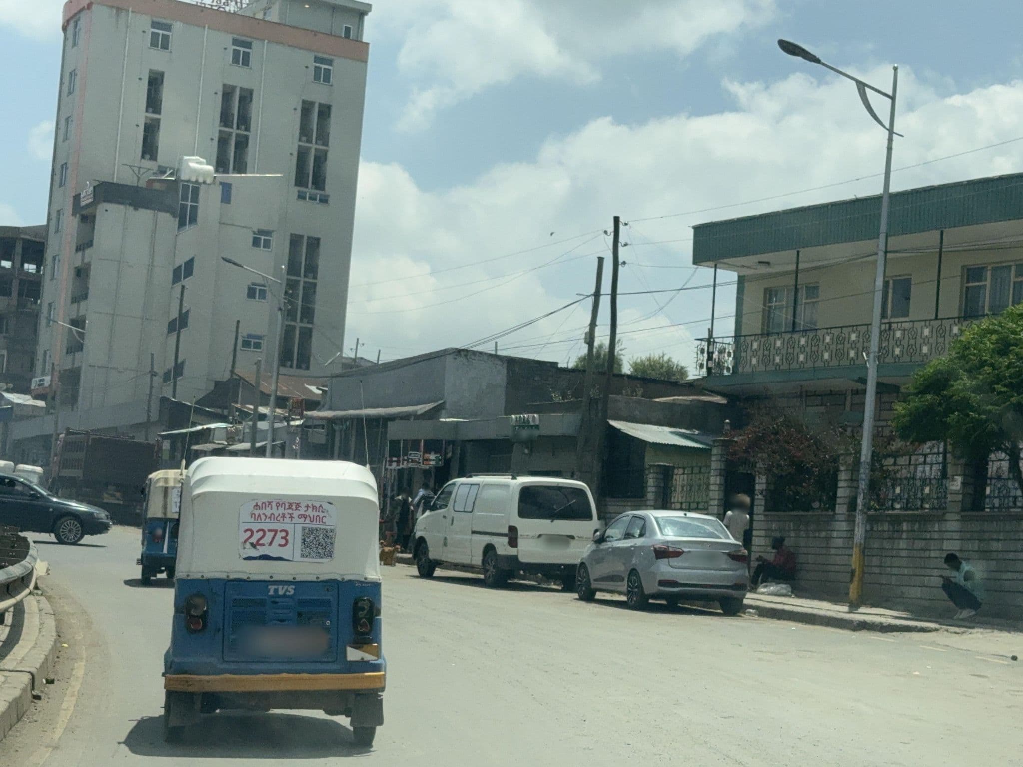 Street view near Helen Hotel, Debre Birhan — © FitsumN (CC BY-SA · Mapillary)
