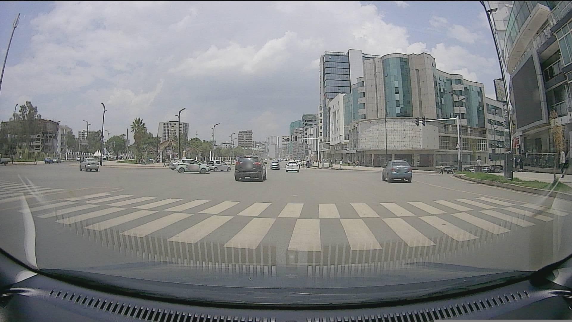 Street view near M.W. Hotel, Addis Ababa